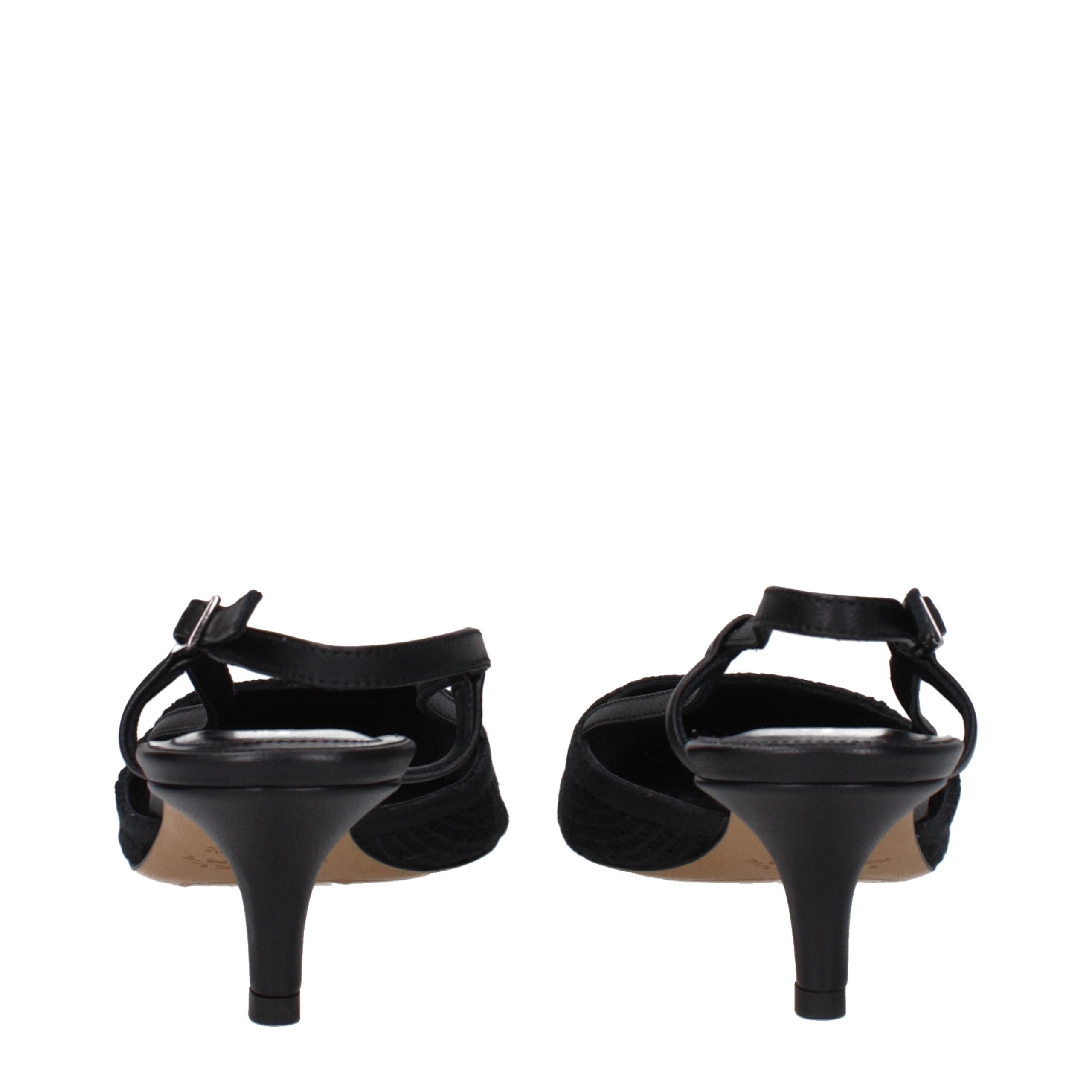 Isabel Marant Black Fabric Sandal