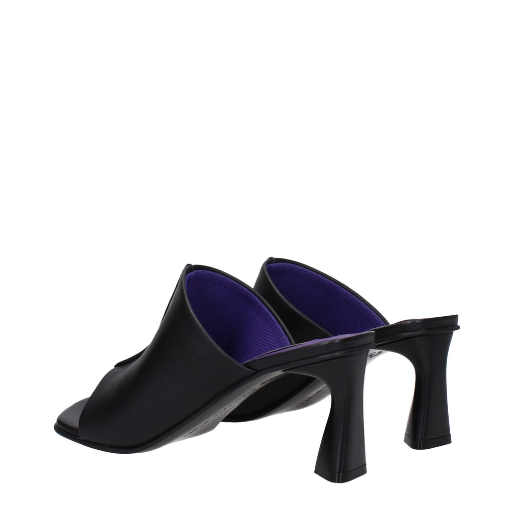 Stella McCartney Black Leather Sandal
