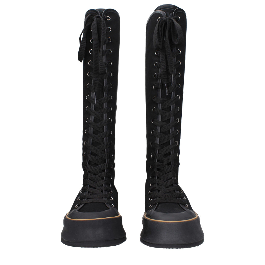 Max Mara Black Fabric Boot