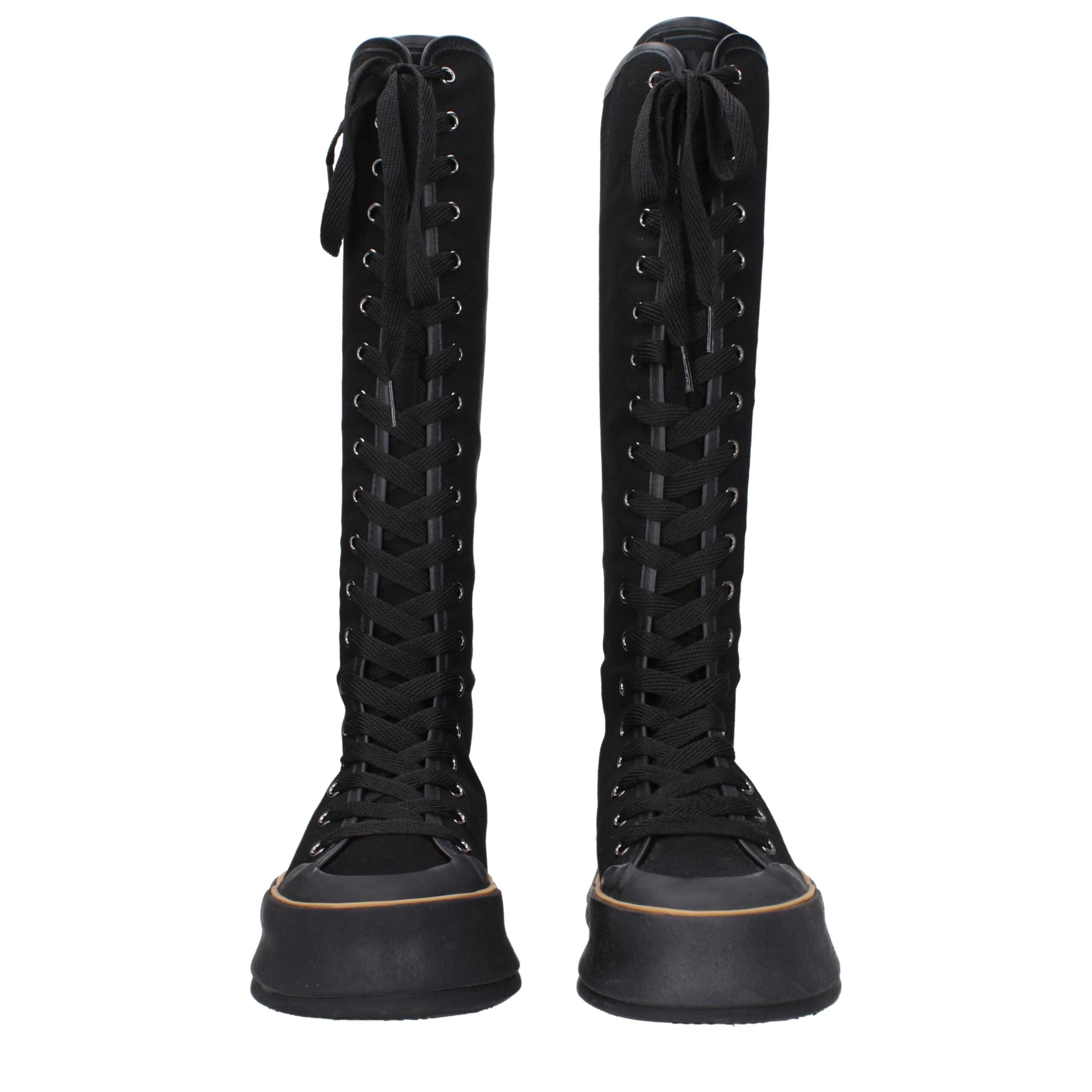 Max Mara Black Fabric Boot