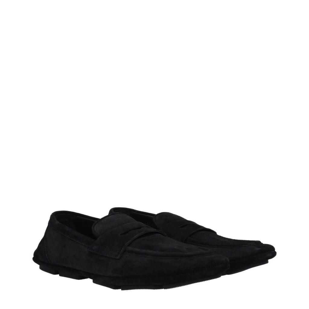 Dolce & Gabbana Black Leather Loafer