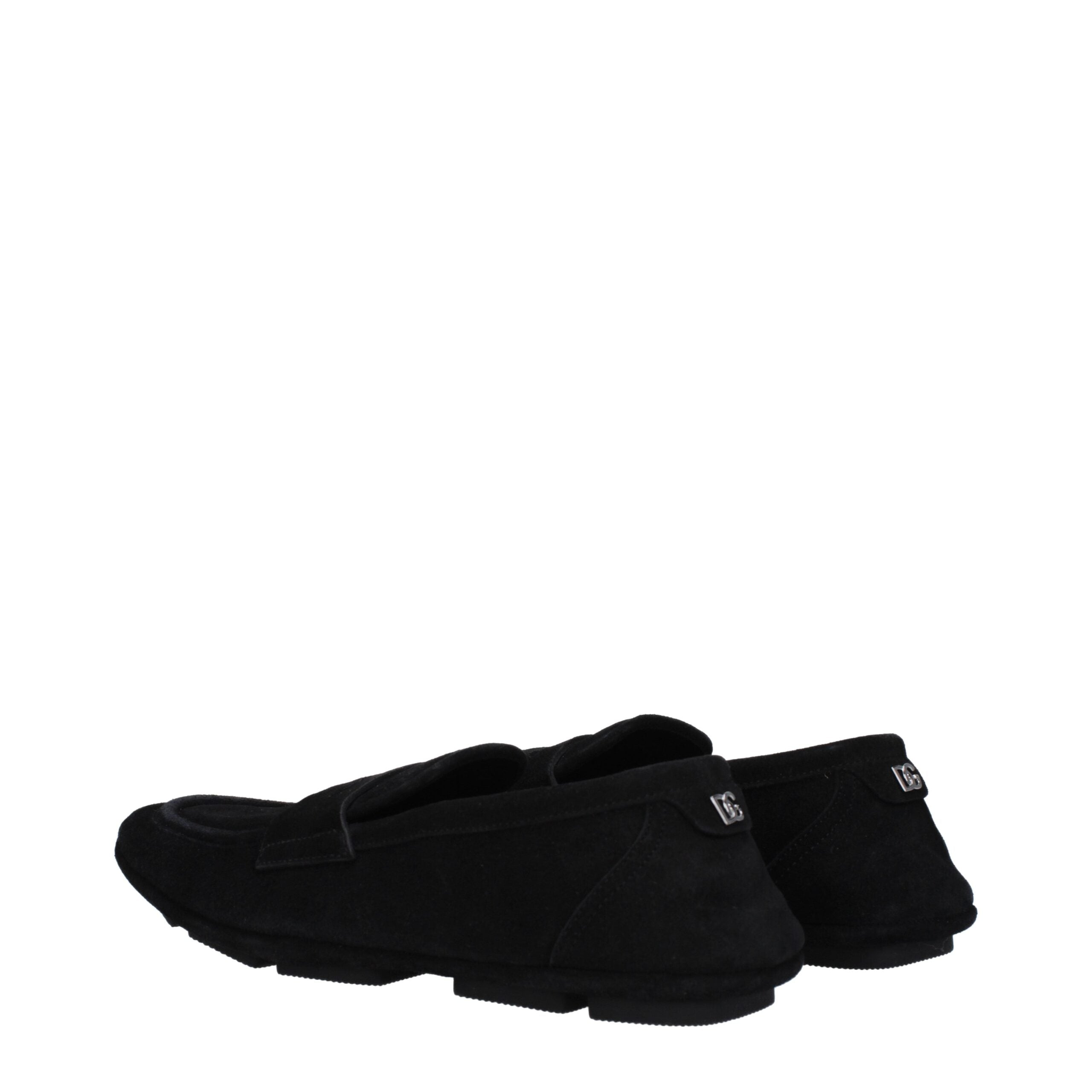 Dolce & Gabbana Black Leather Loafer