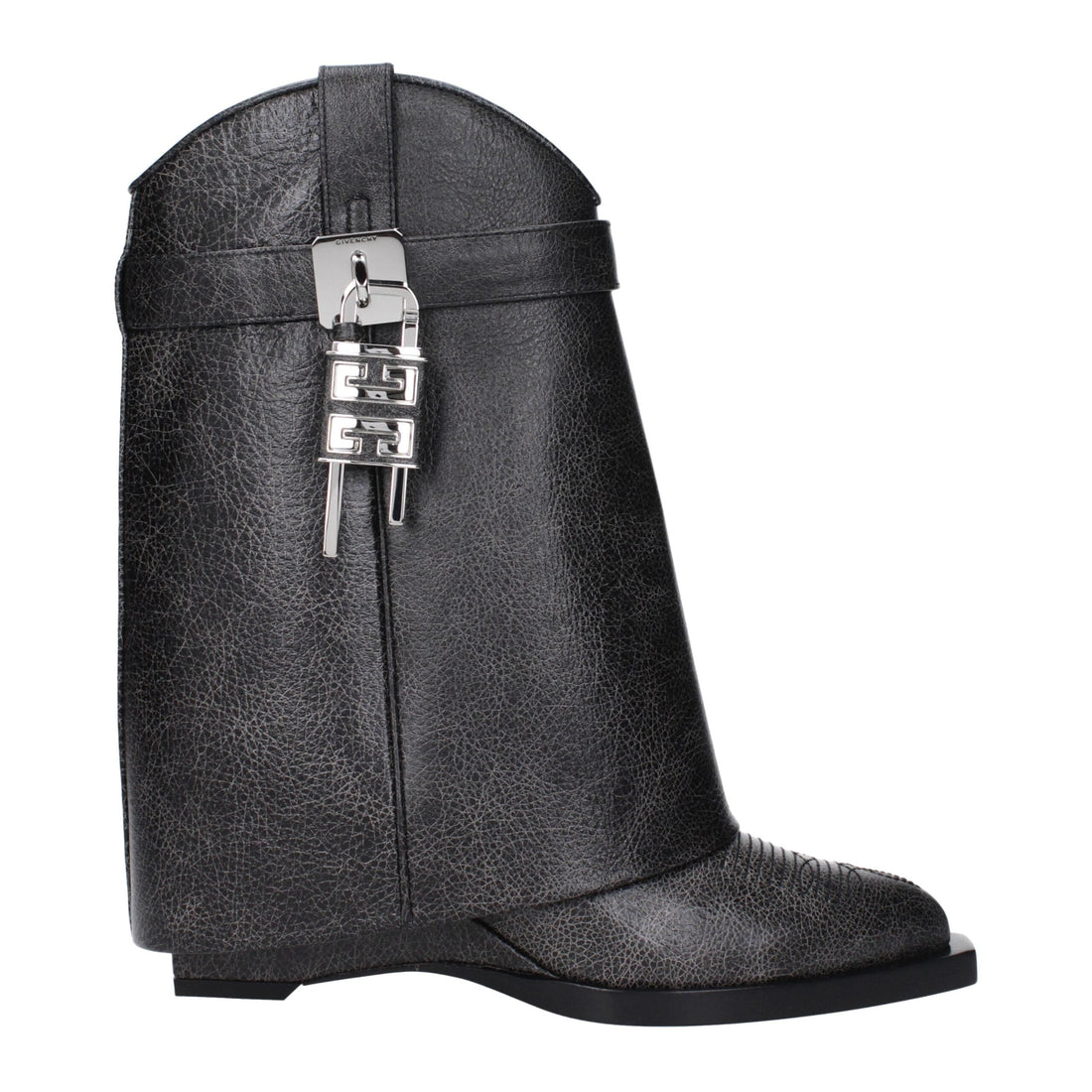 Givenchy Black Leather Ankle Boots