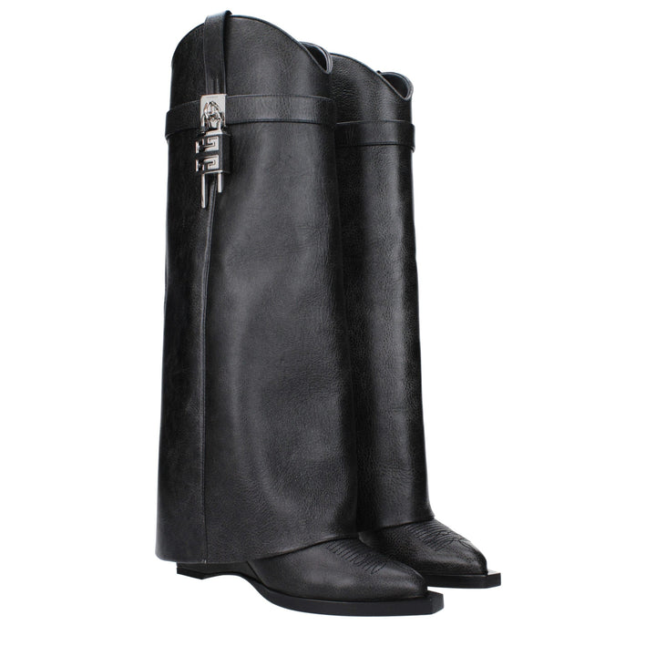 Givenchy Black Leather Boots