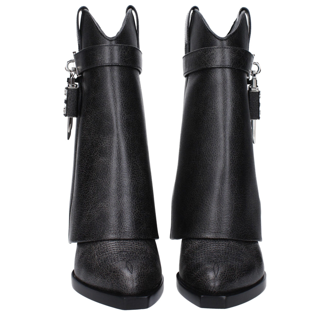 Givenchy Black Leather Ankle Boots