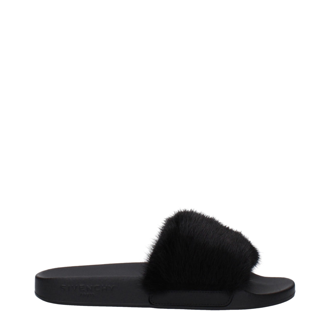 Givenchy Black Cotton Slippers
