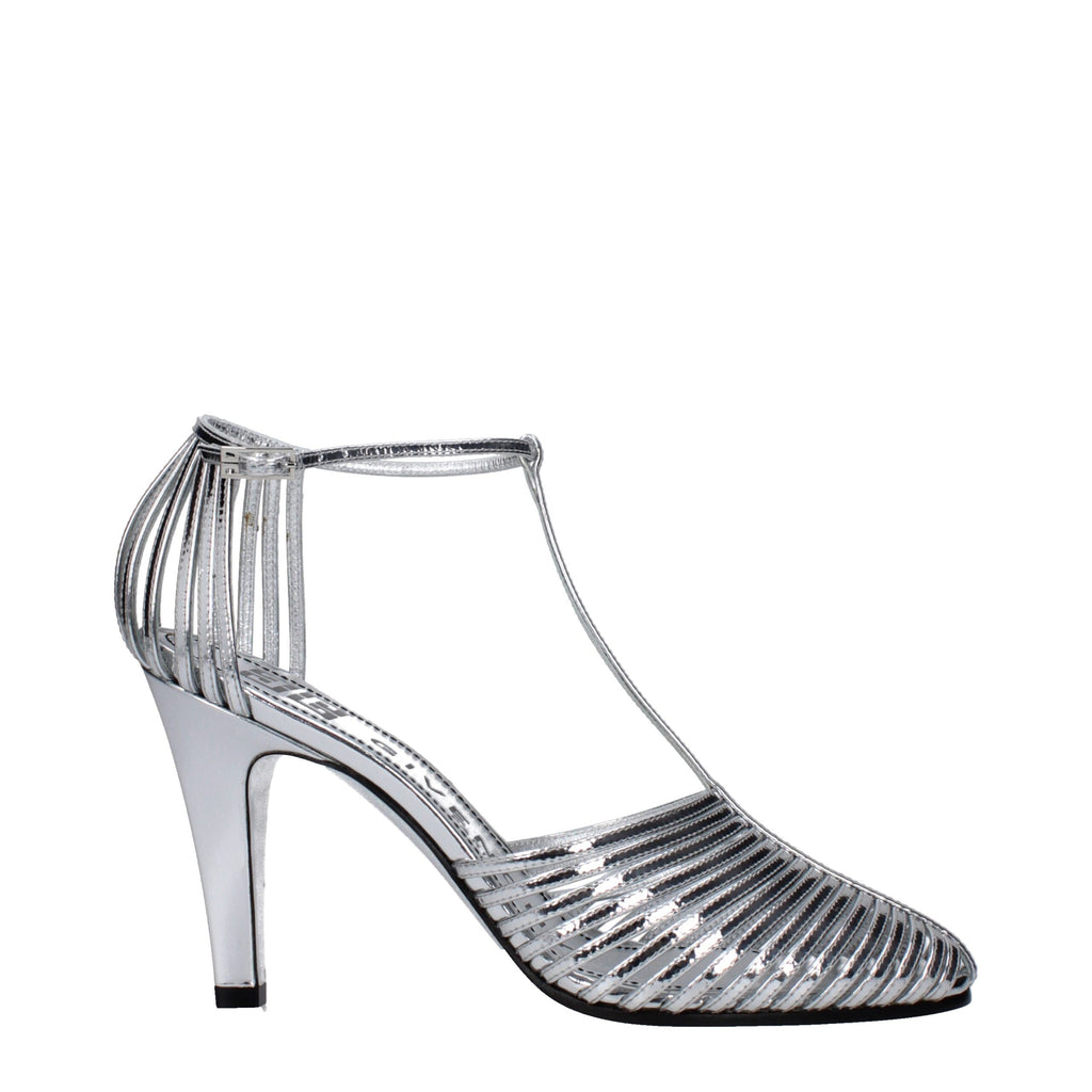 Givenchy Gray Leather Sandal