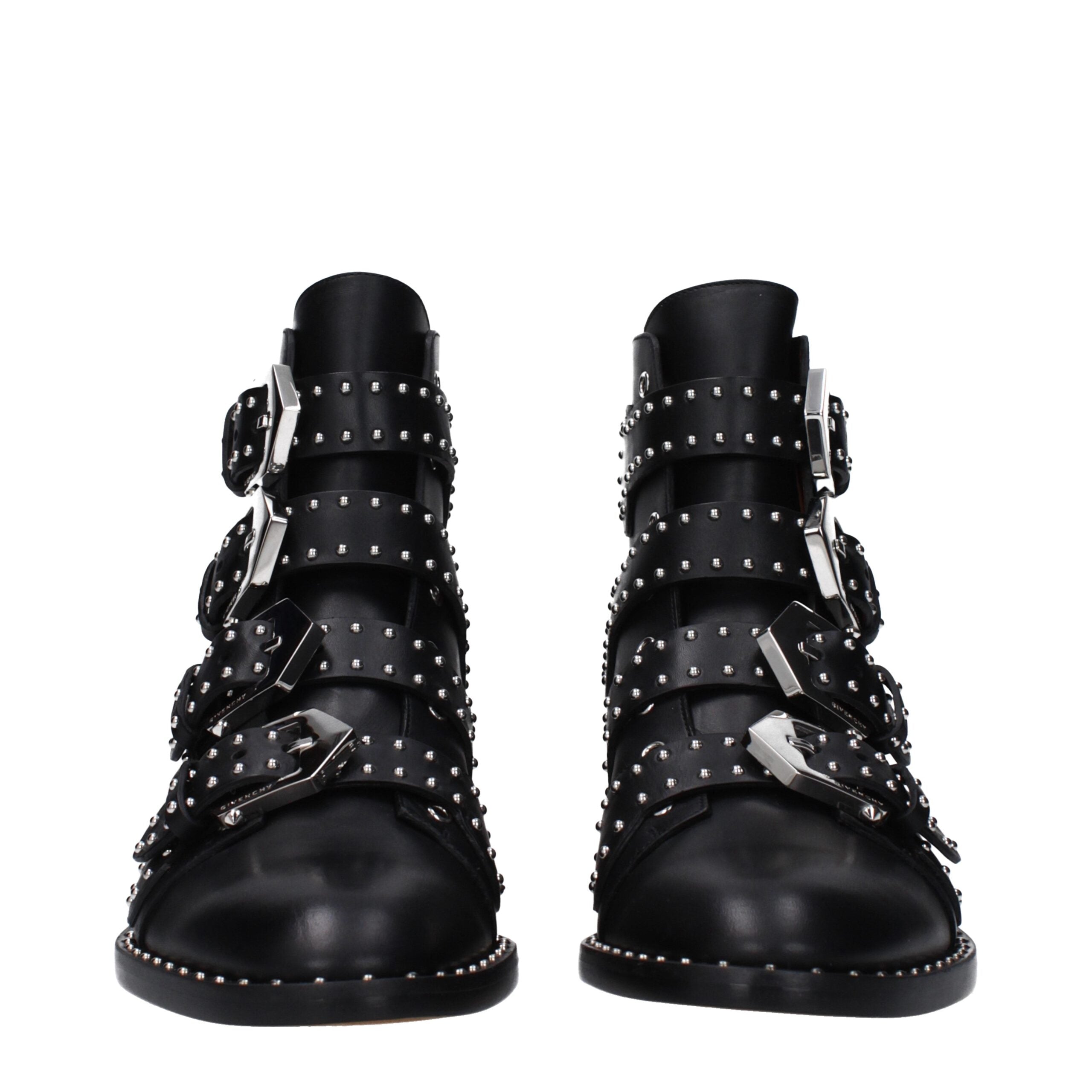 Givenchy Black Leather Ankle Boots