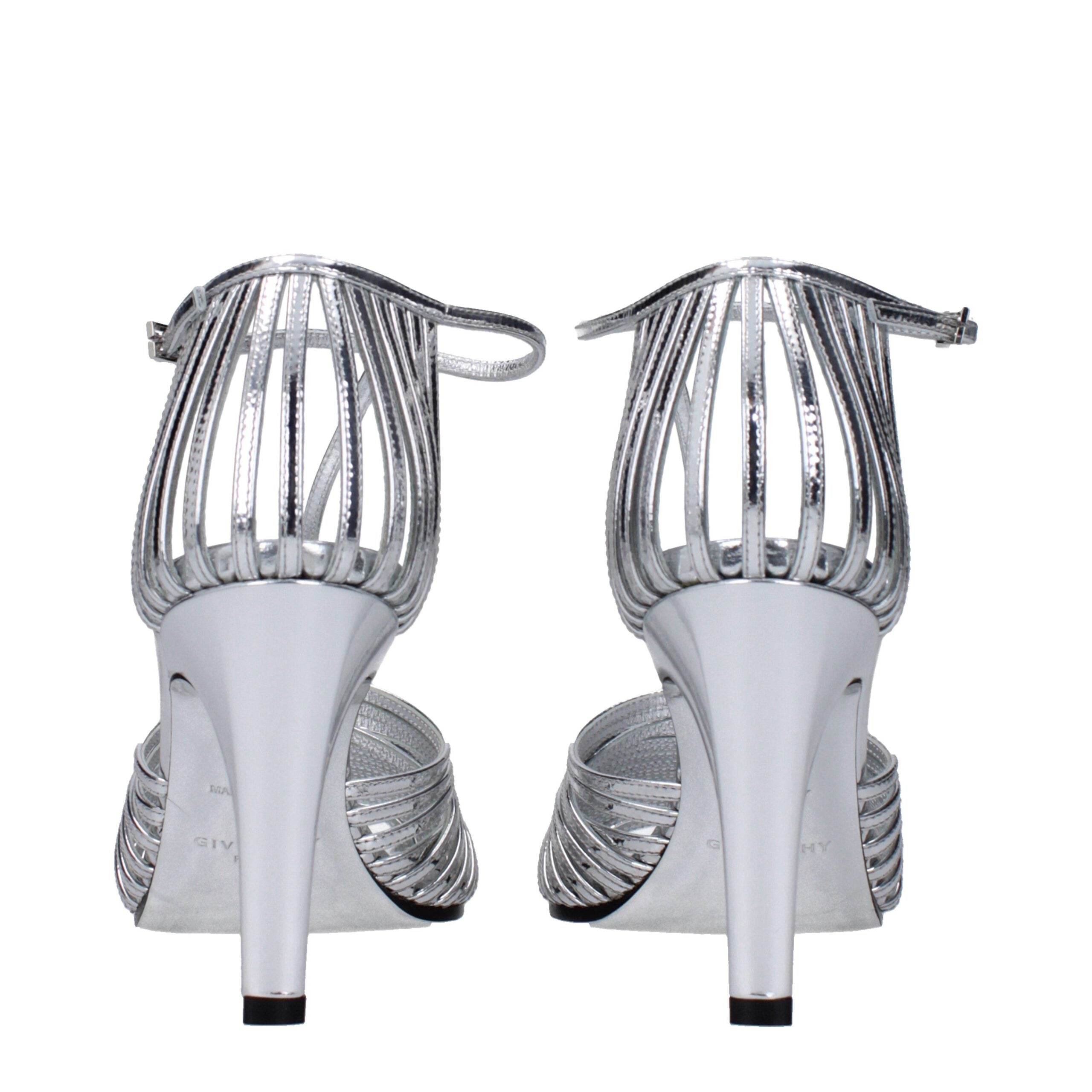 Givenchy Gray Leather Sandal