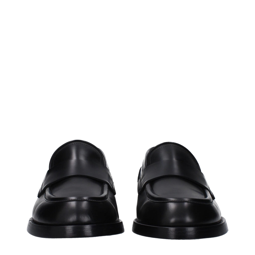 Dolce & Gabbana Black Leather Loafer