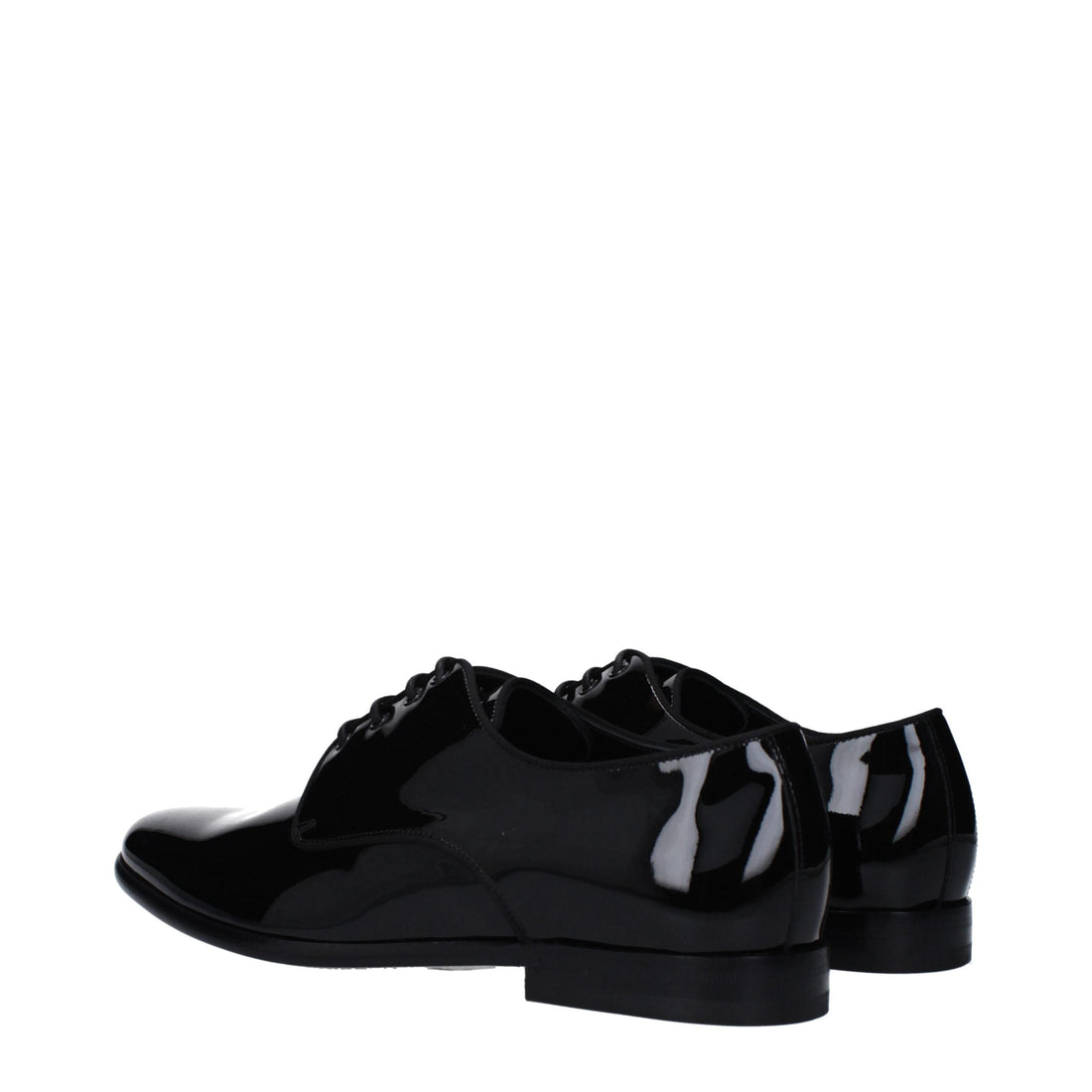 Dolce & Gabbana Black Leather Oxfords And Derbies