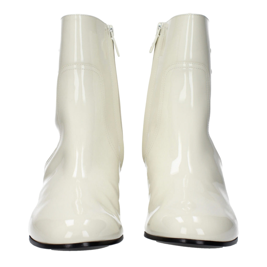 Celine Beige Leather Ankle