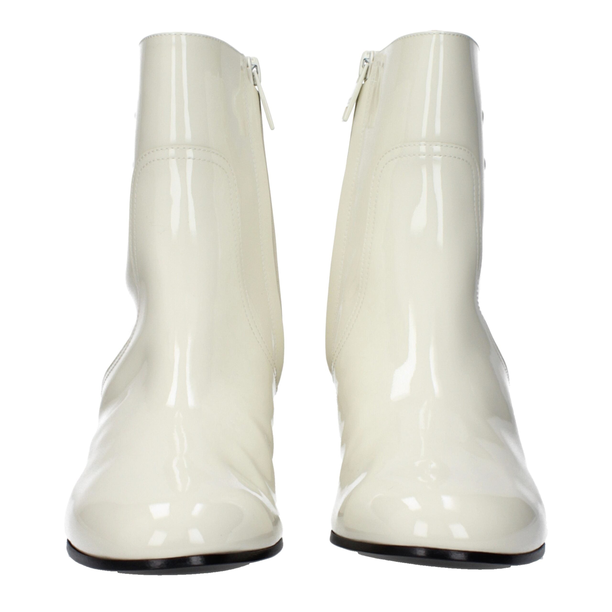 Celine Beige Leather Ankle
