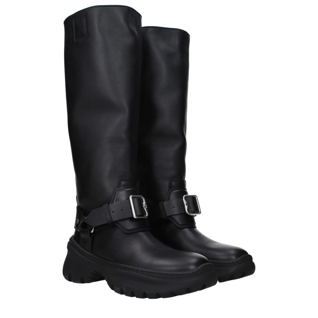 Burberry Black Leather Boots