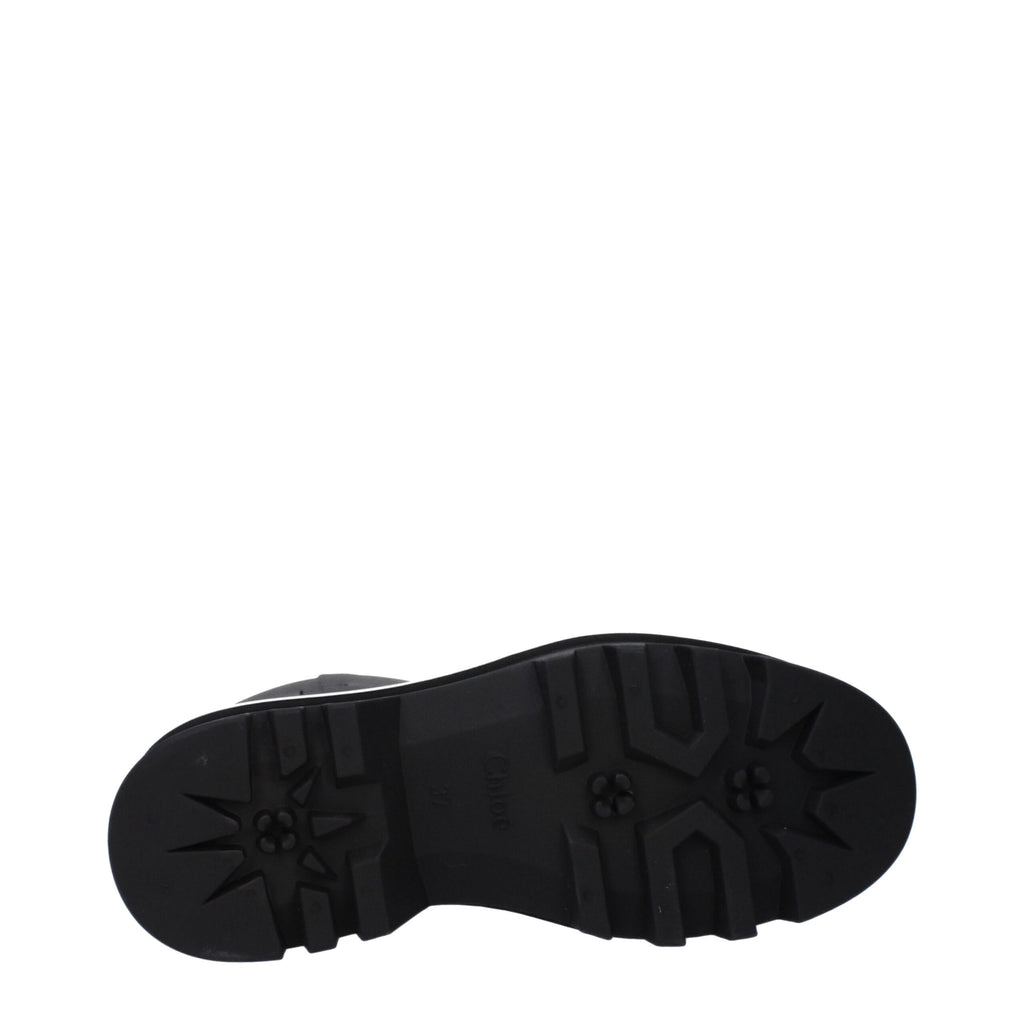 Chloé Black Cotton Ankle