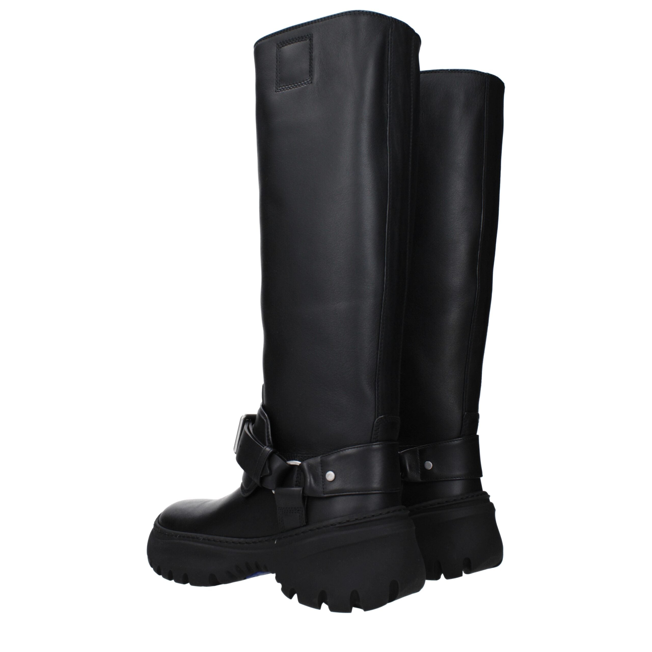 Burberry Black Leather Boot