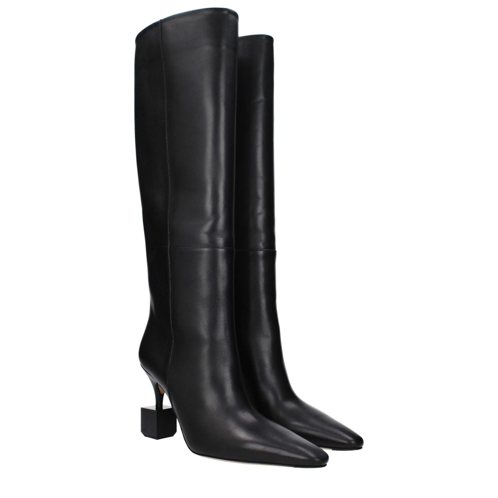 Jacquemus Black Leather Boot