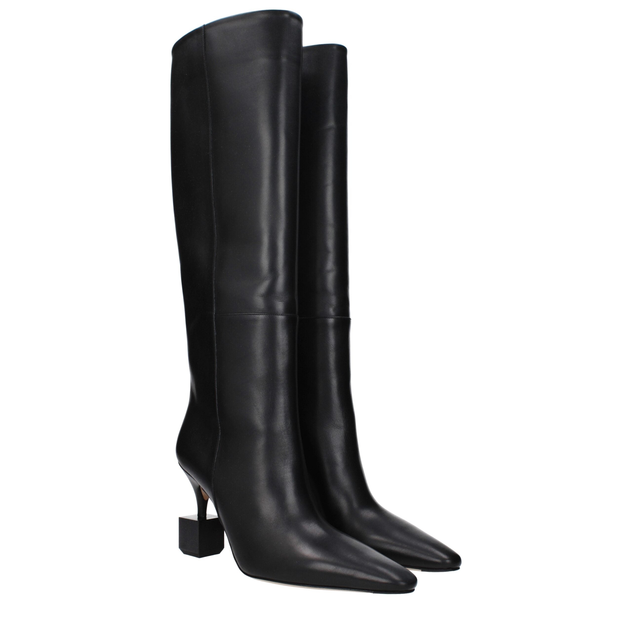 Jacquemus Black Leather Boot