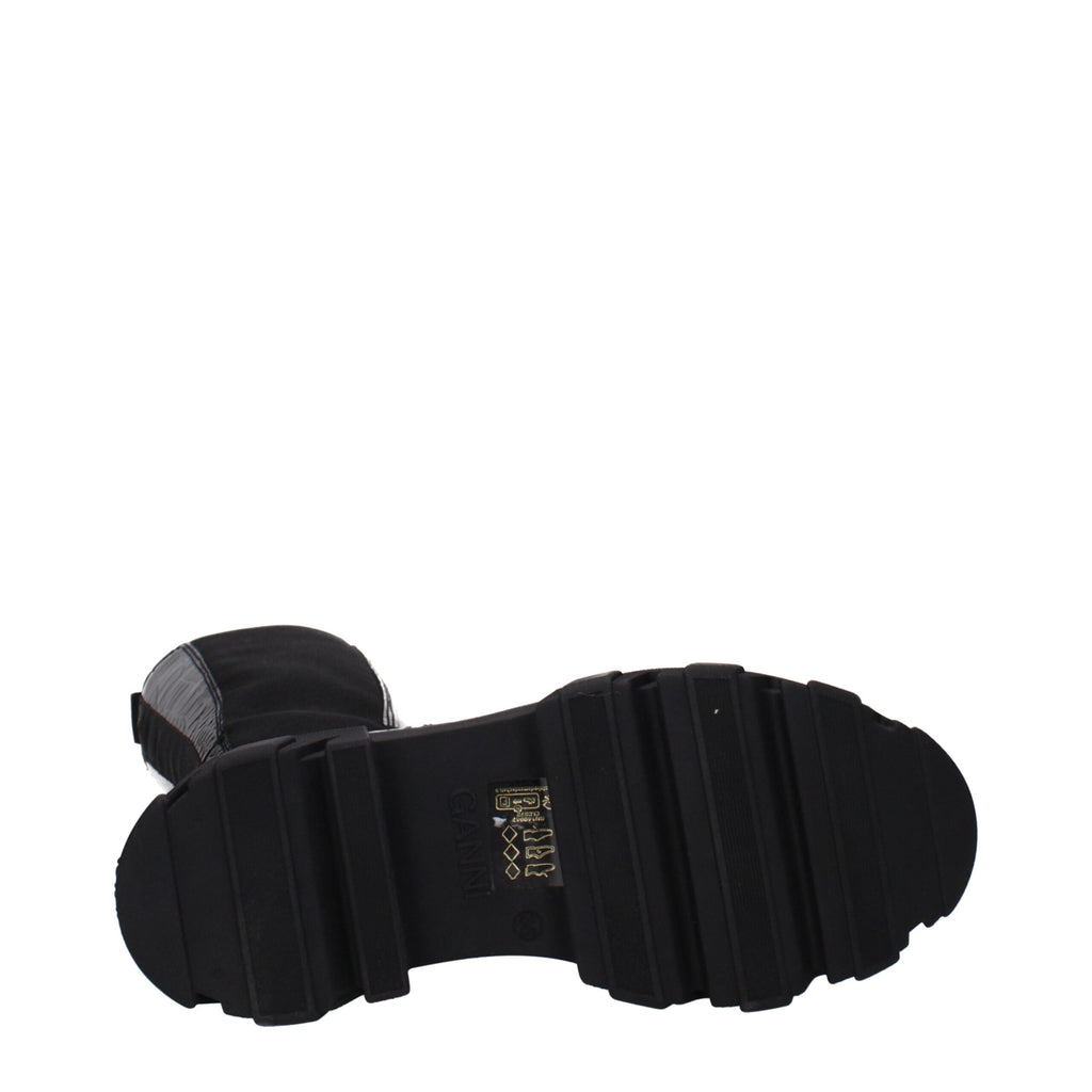 Ganni Black Leather Boot