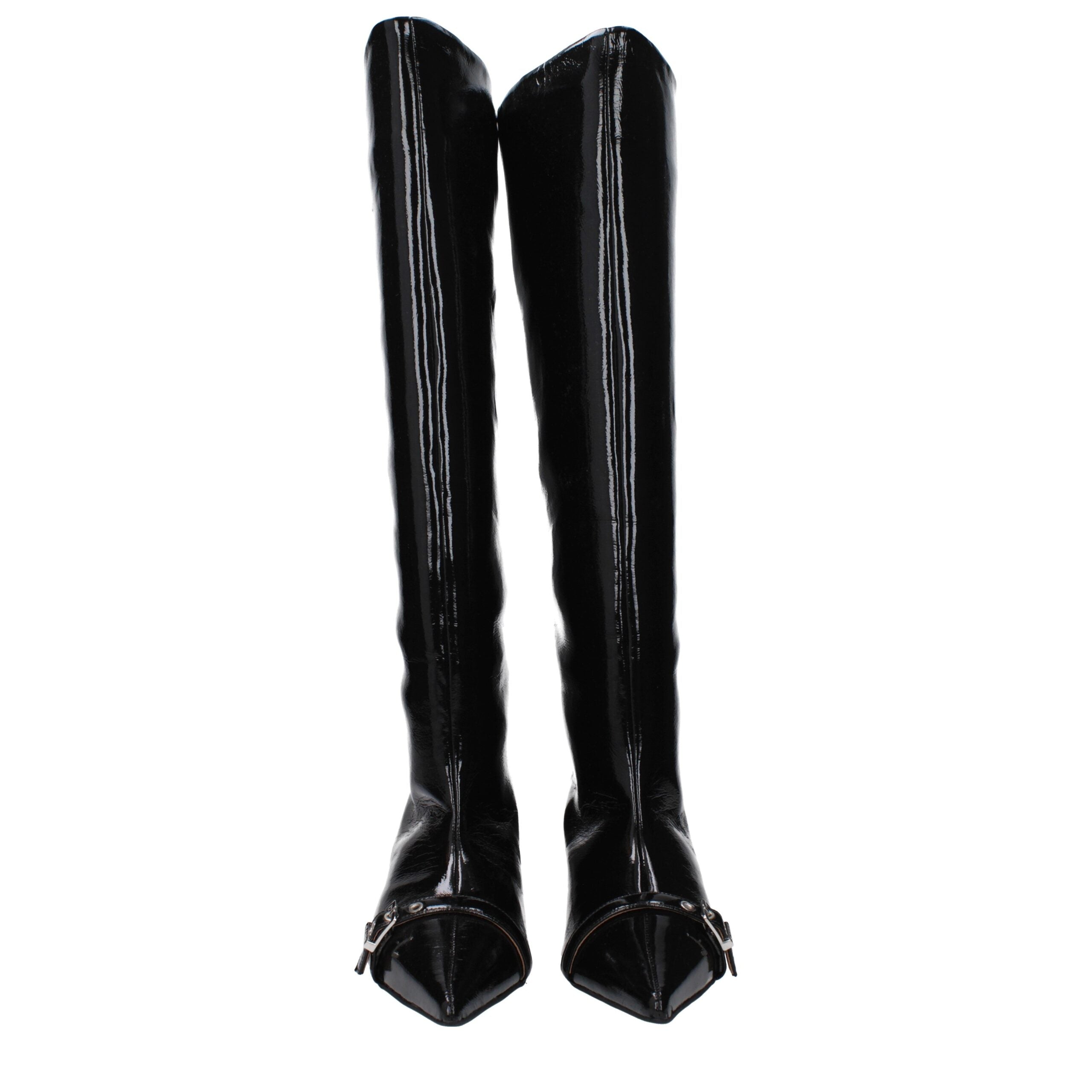 Ganni Black Leather Boot