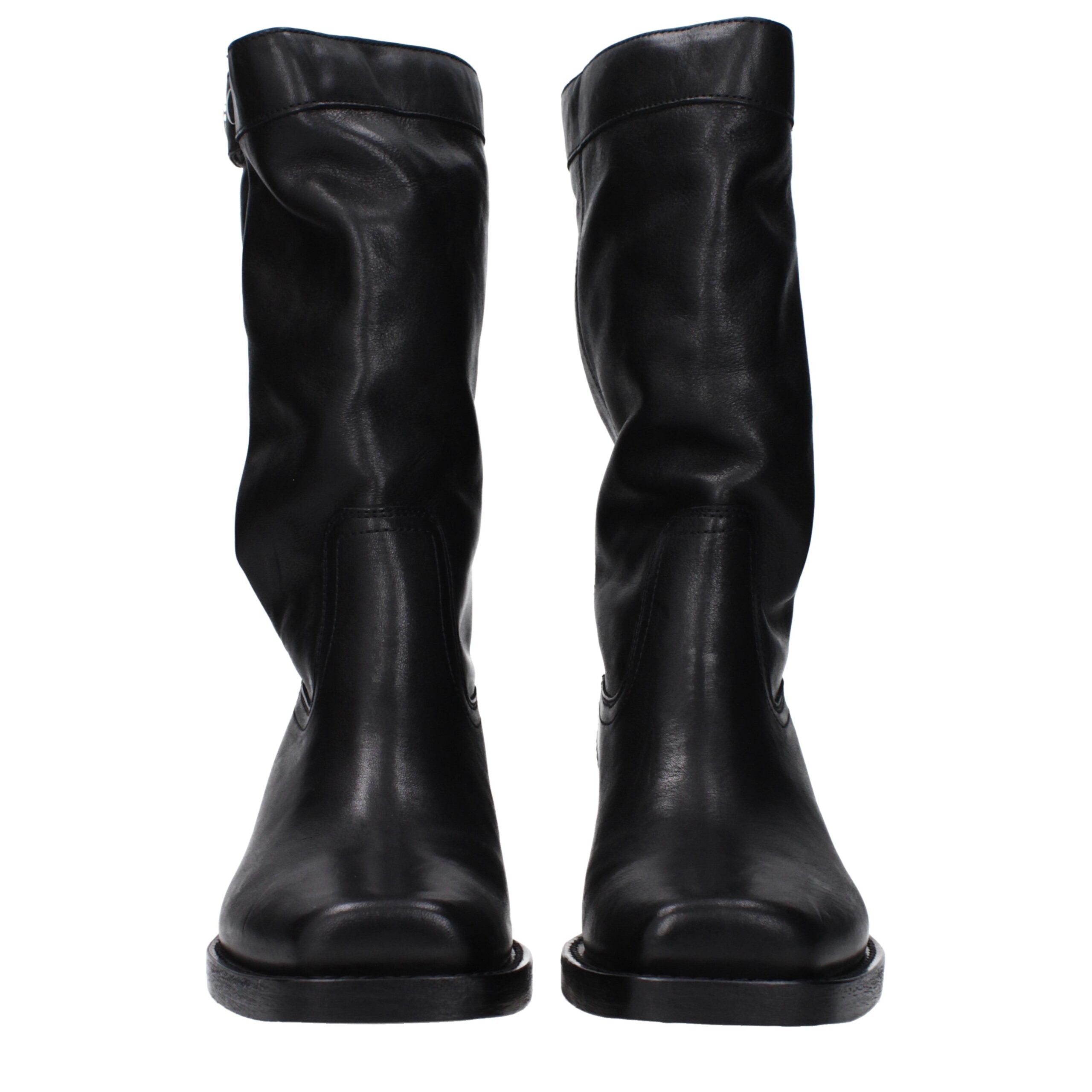 Isabel Marant Black Leather Ankle
