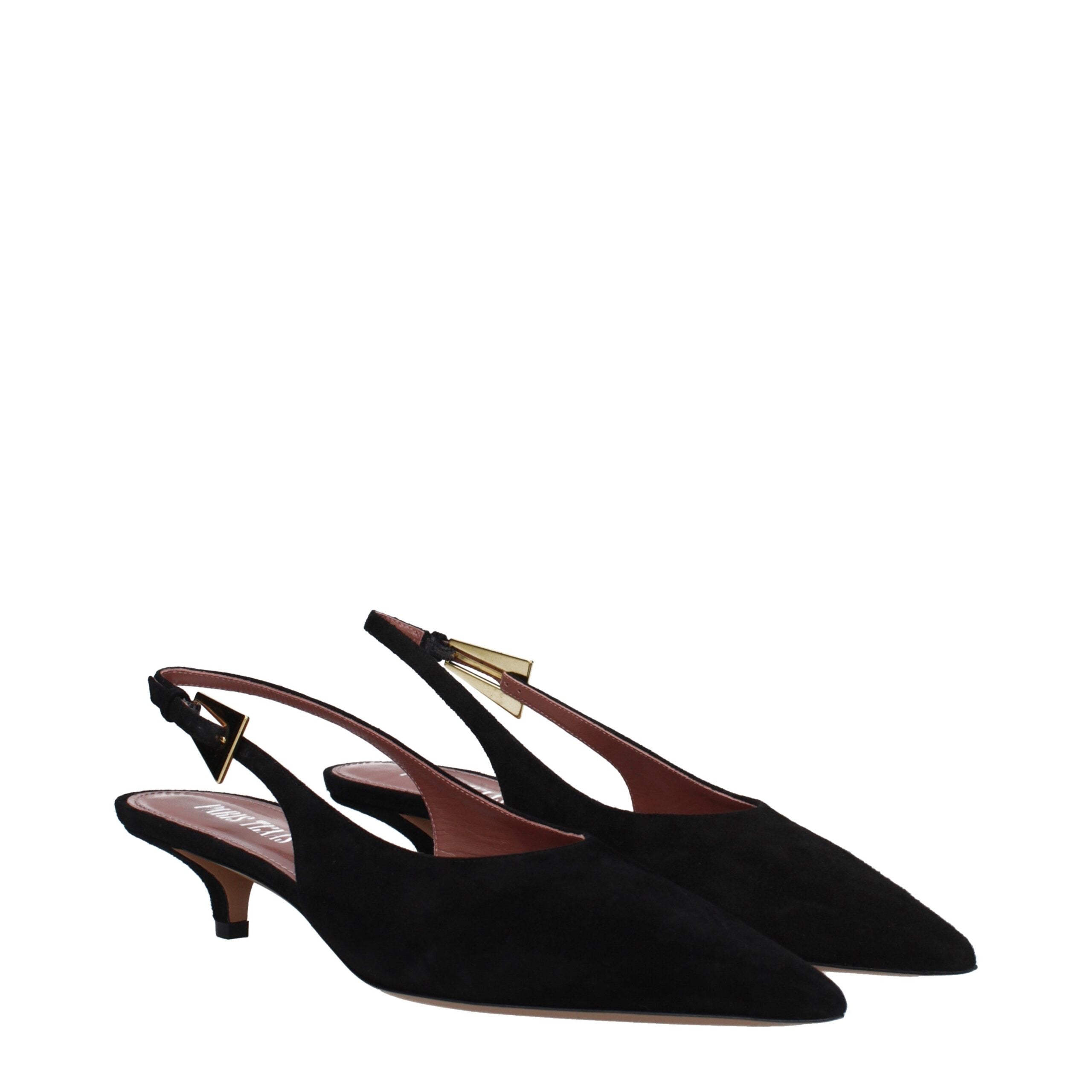 Paris Texas Black Leather Sandal