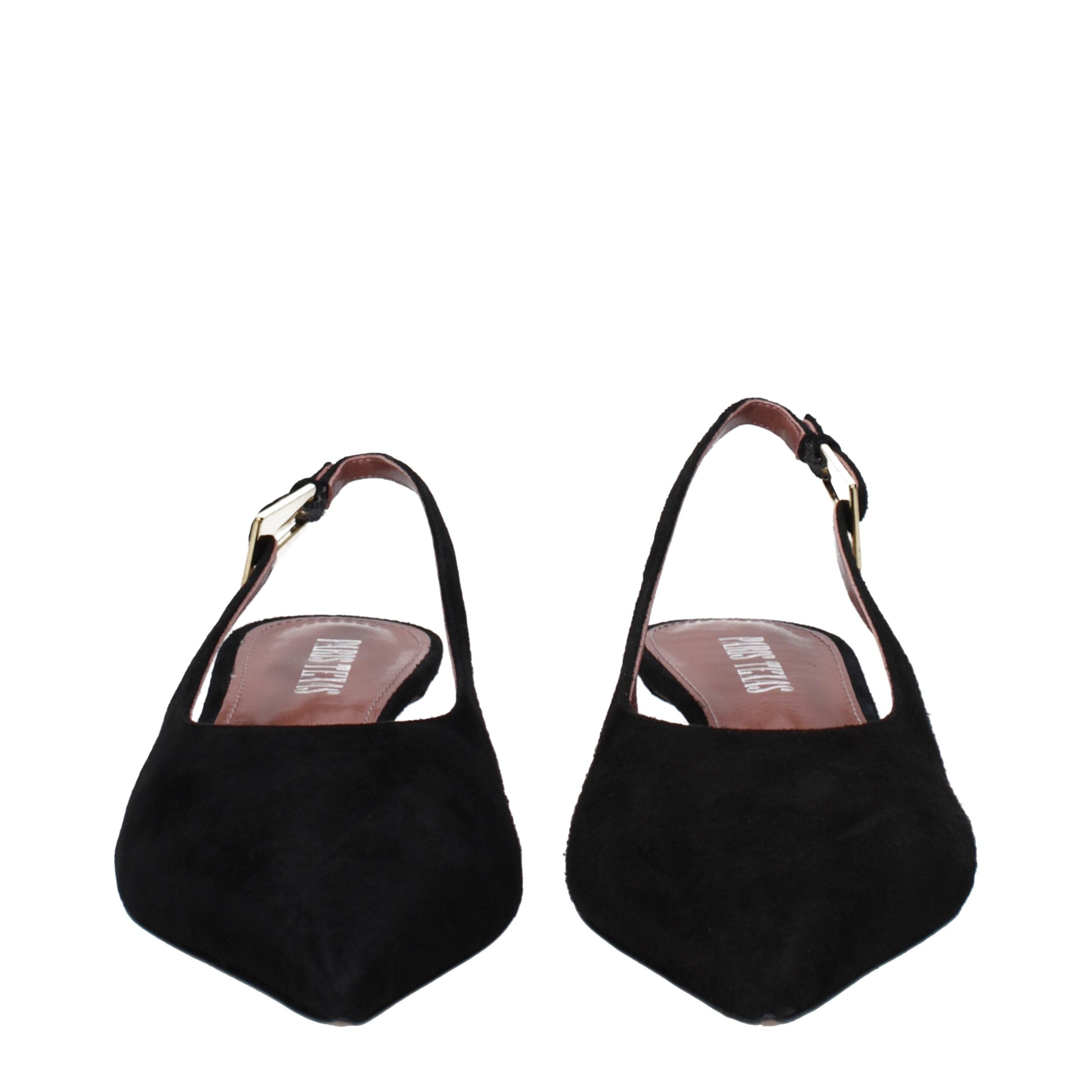 Paris Texas Black Leather Sandal