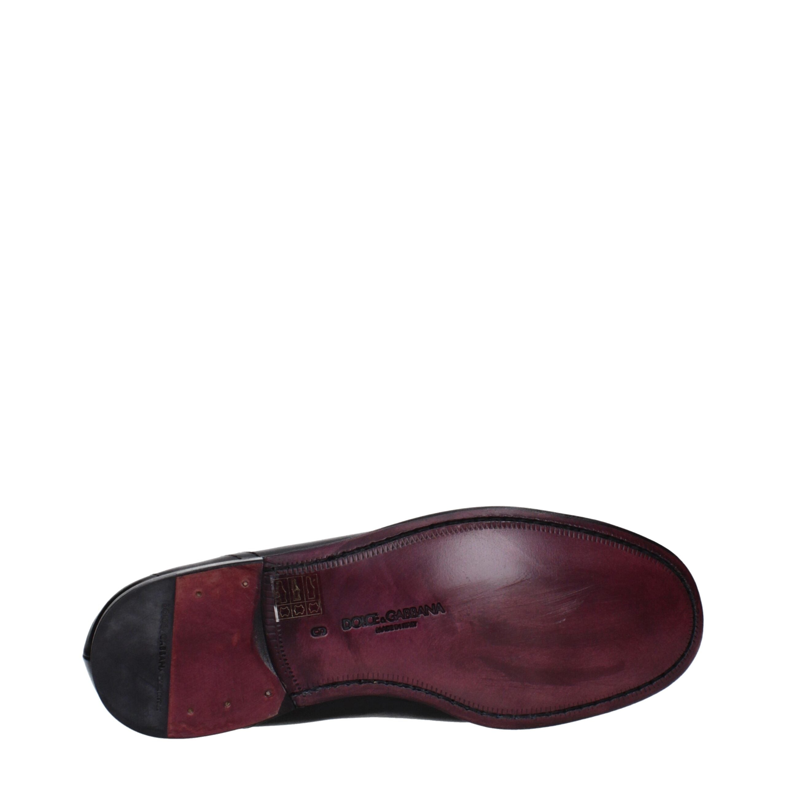 Dolce & Gabbana Black Leather Loafer