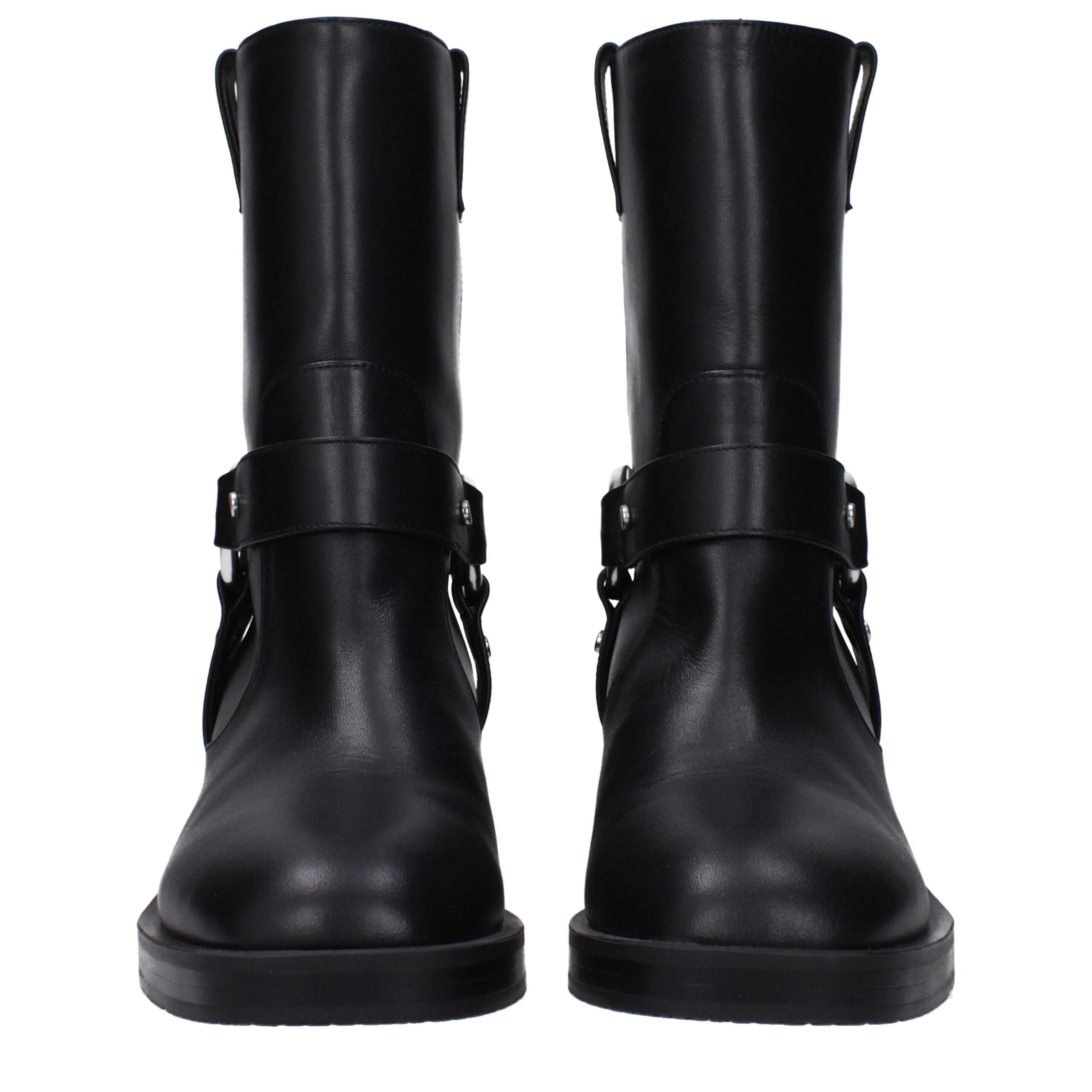Stuart Weitzman Black Leather Ankle