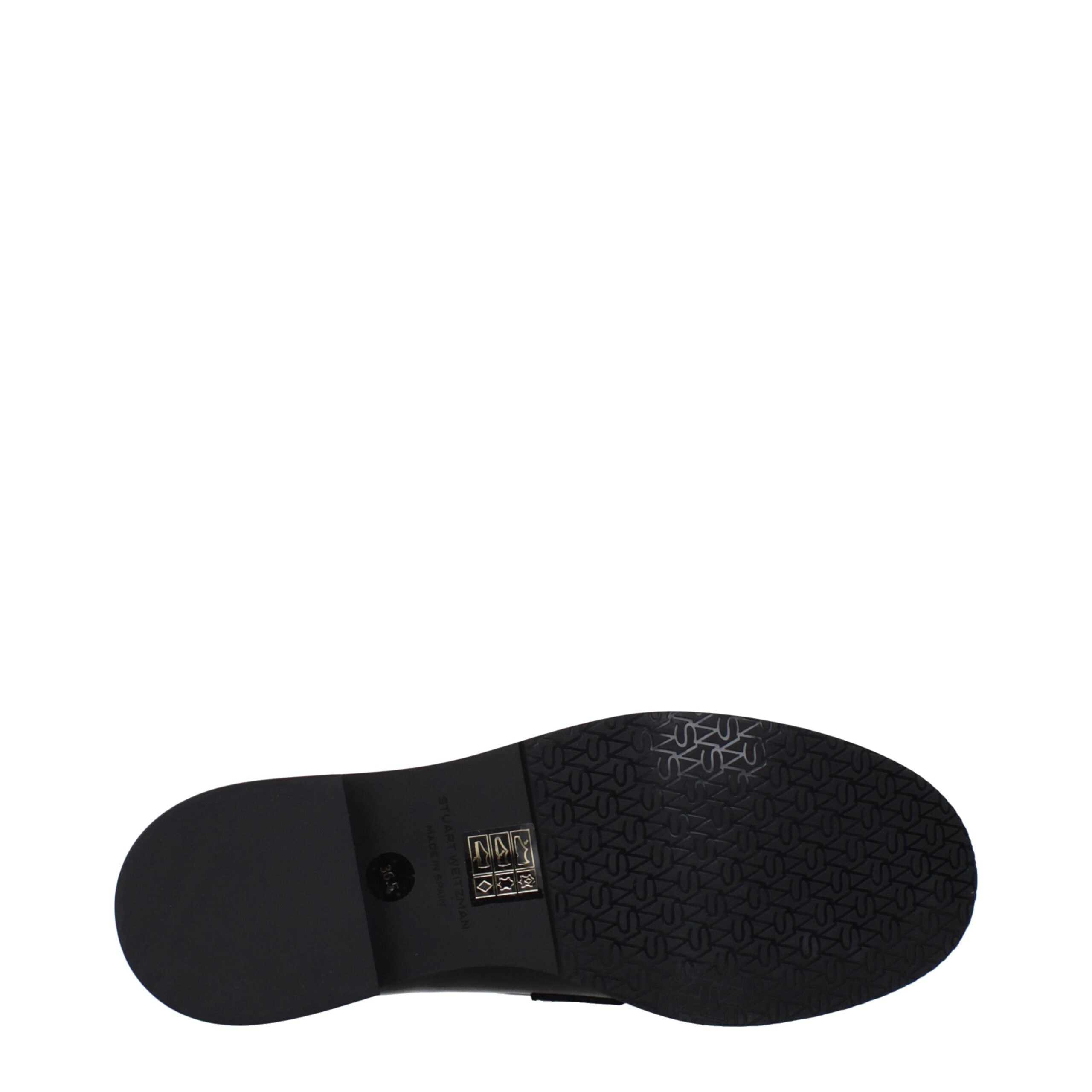 Stuart Weitzman Black Leather Loafer