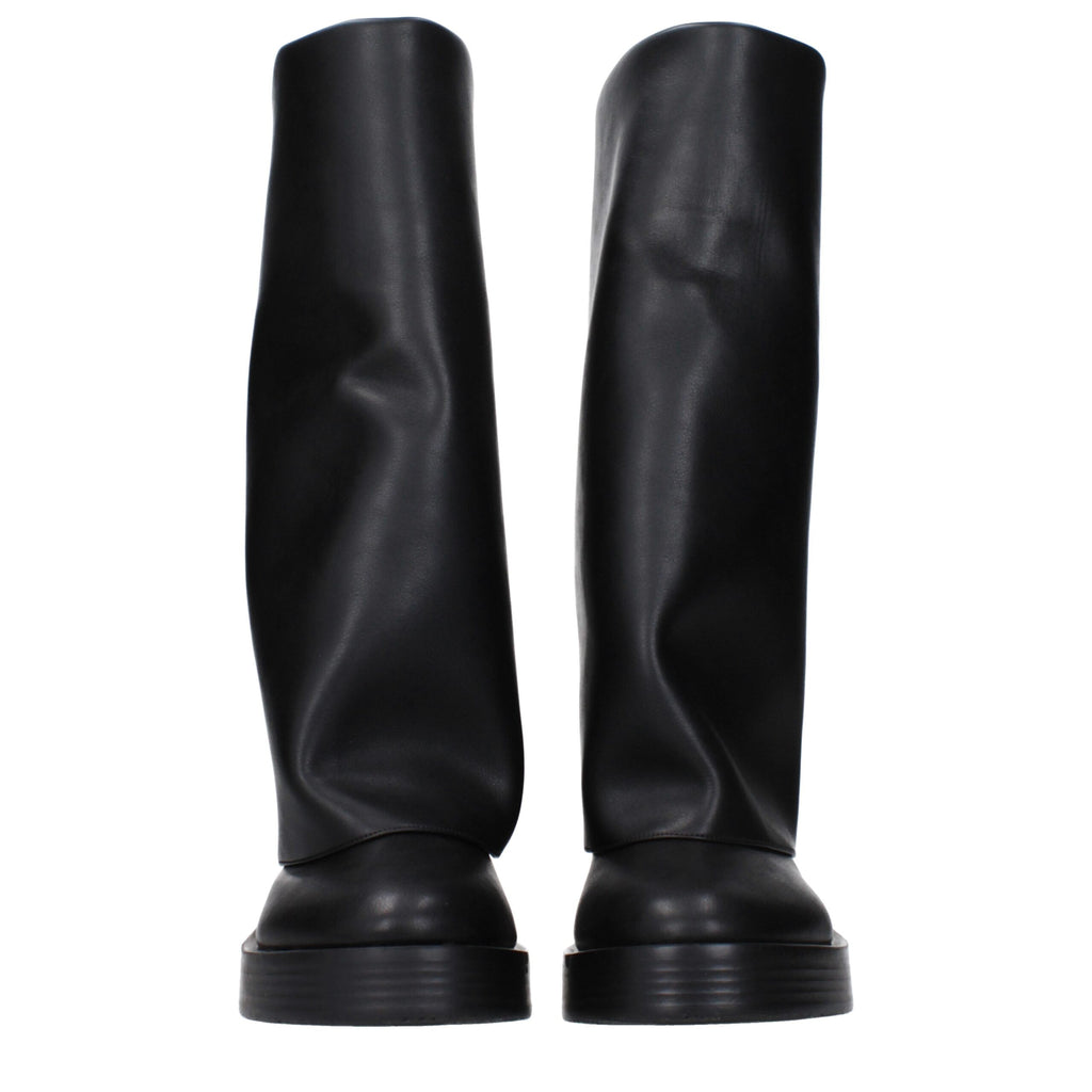 Casadei Black Leather Boot