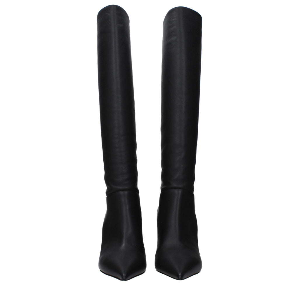 Casadei Black Leather Boot