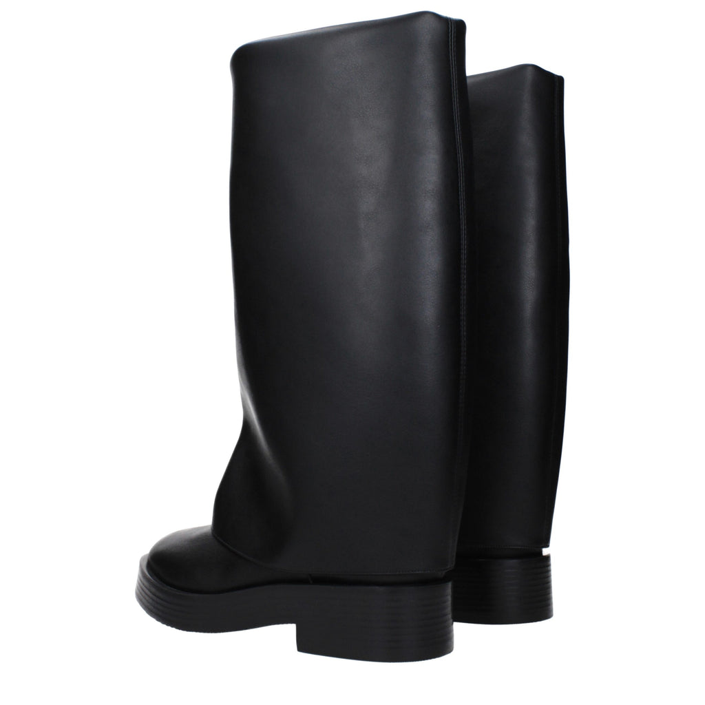 Casadei Black Leather Boot