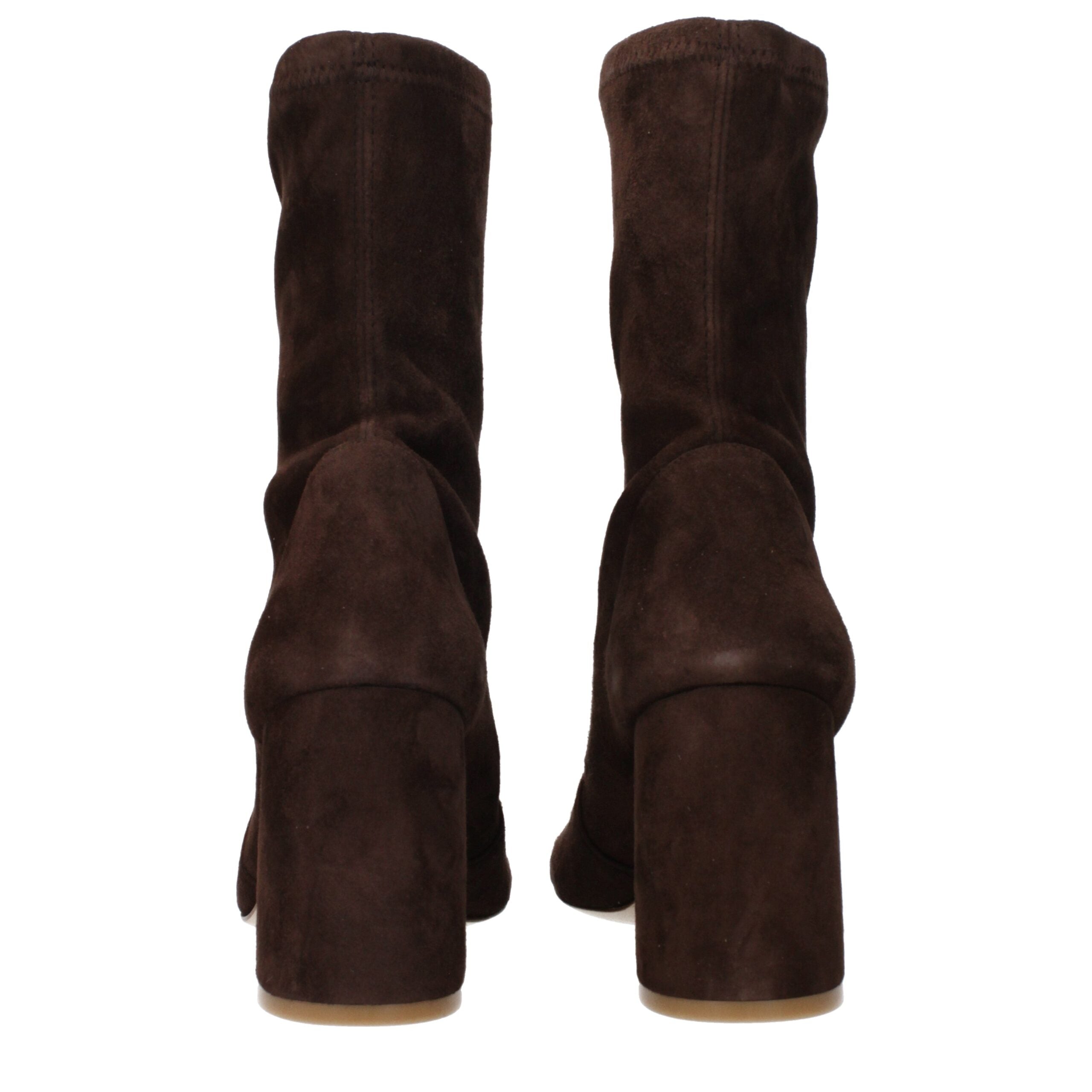 Stuart Weitzman Brown Leather Ankle