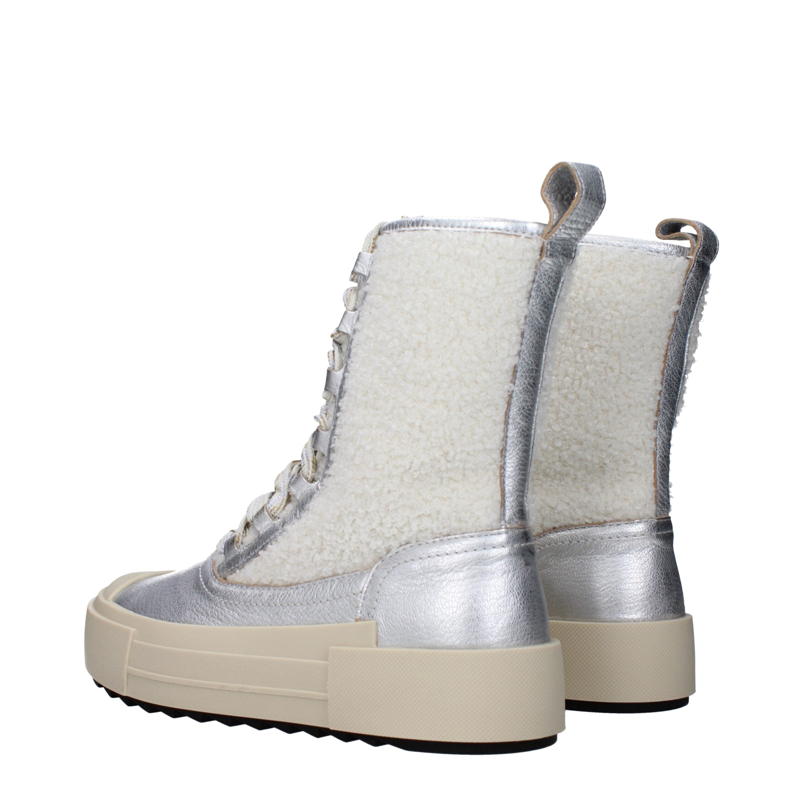 Philippe Model Gray Leather Ankle