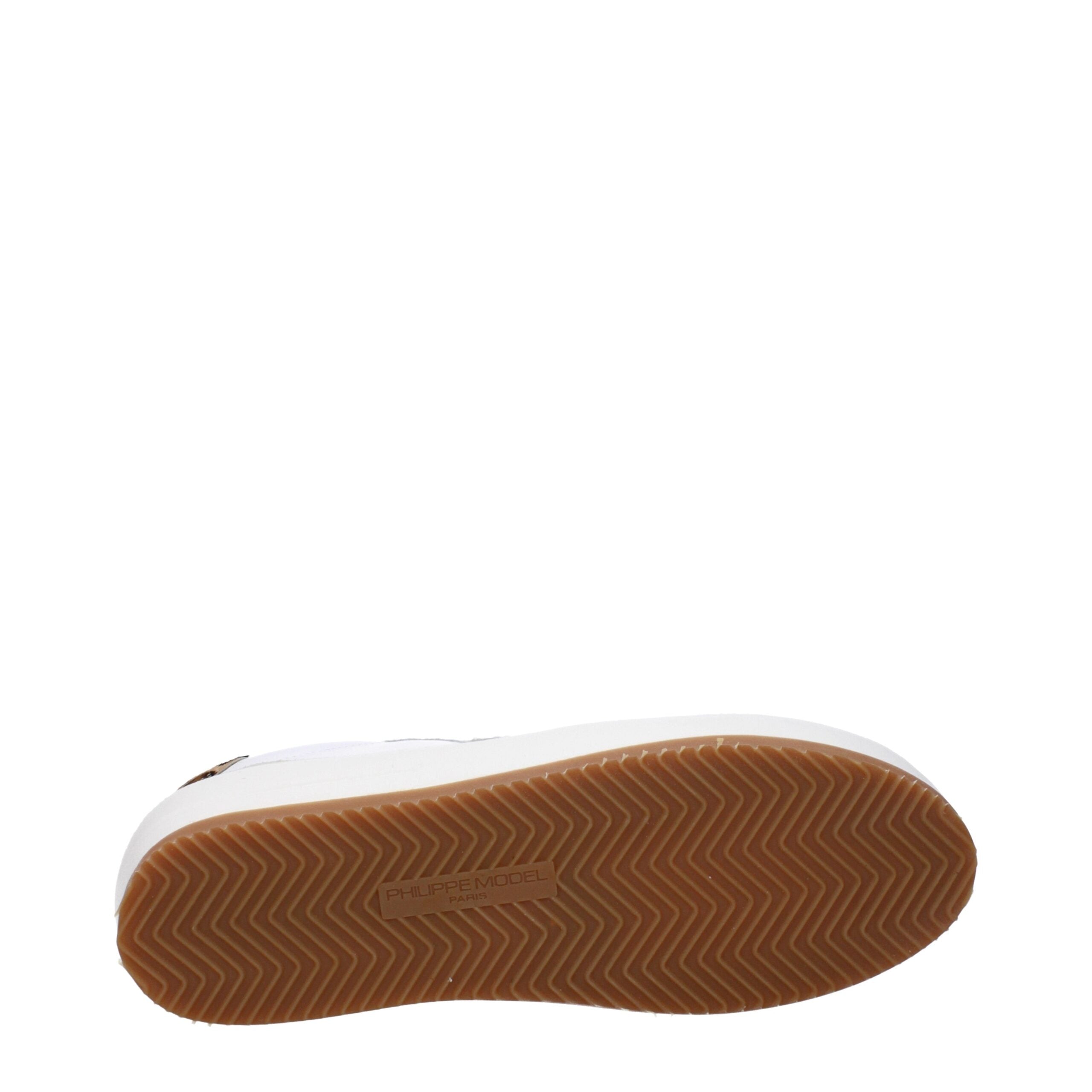 Philippe Model White Leather Sneakers