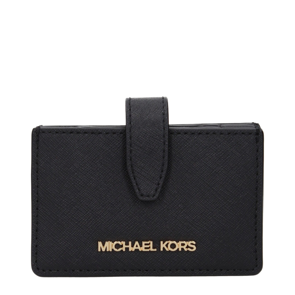 Michael Kors Black Leather Cardholder