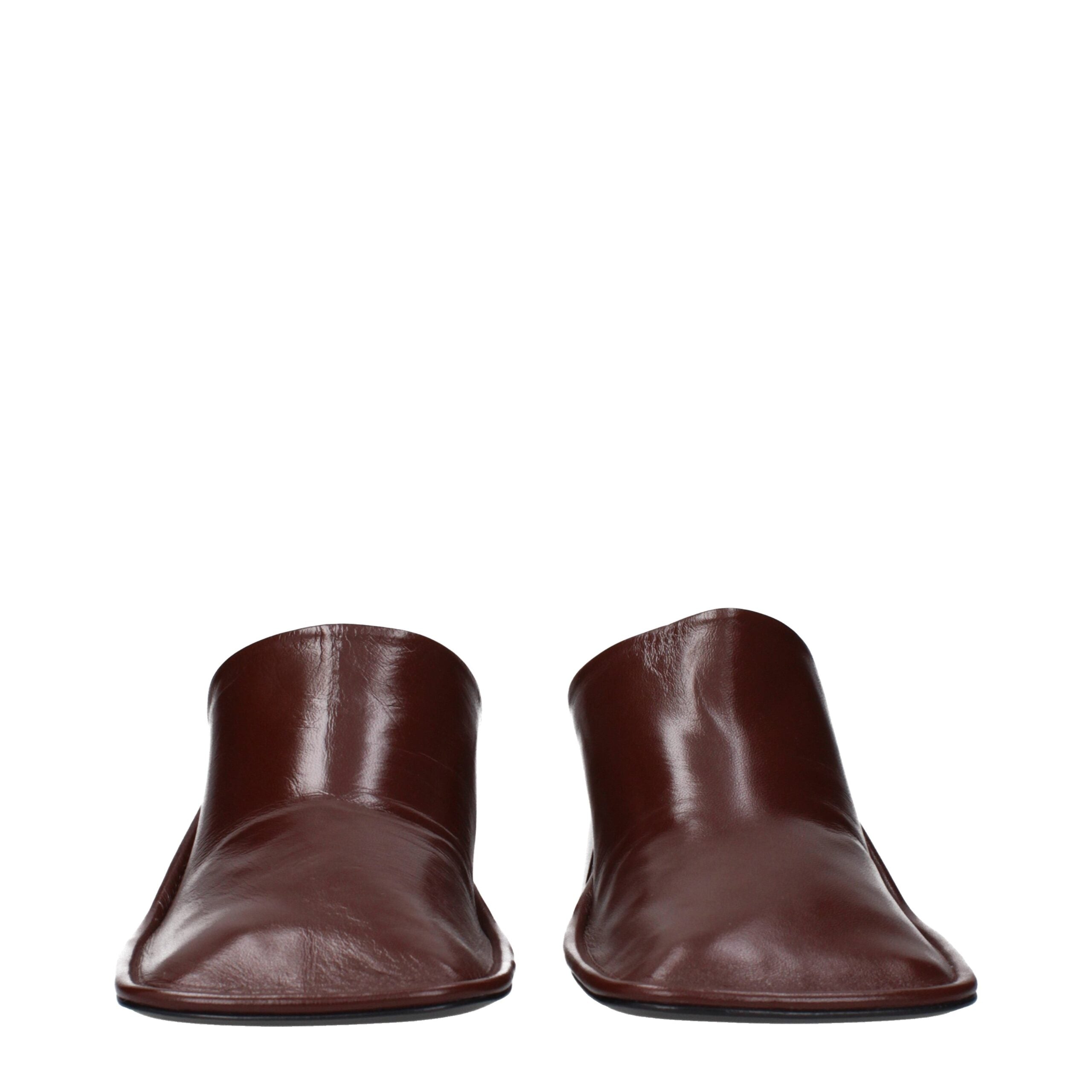 Jil Sander Red Leather Sandal