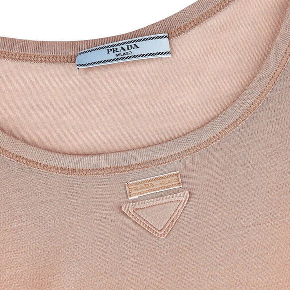 Ärmelloses Prada-Logo-Top
