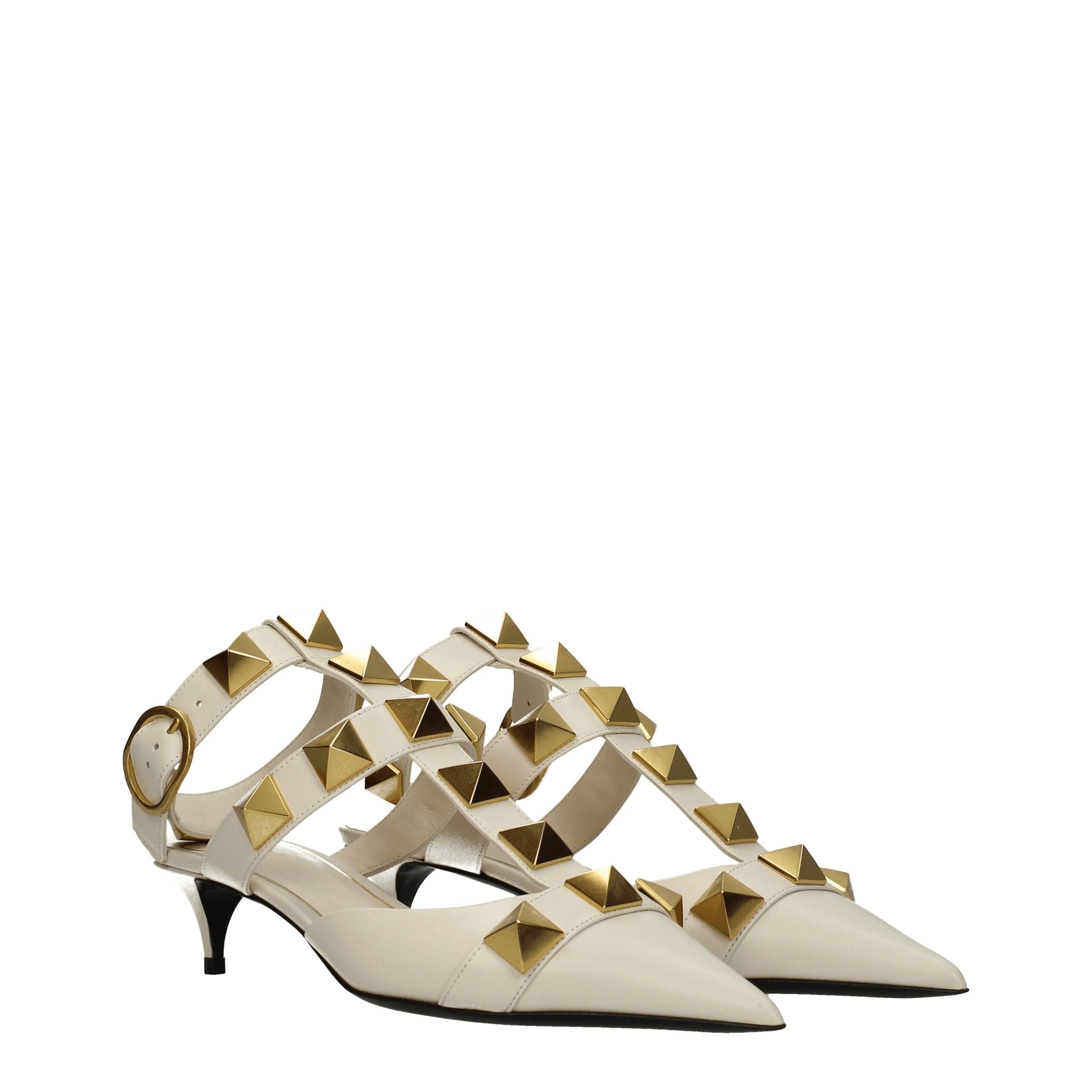 Valentino Garavani Beige Ledersandale