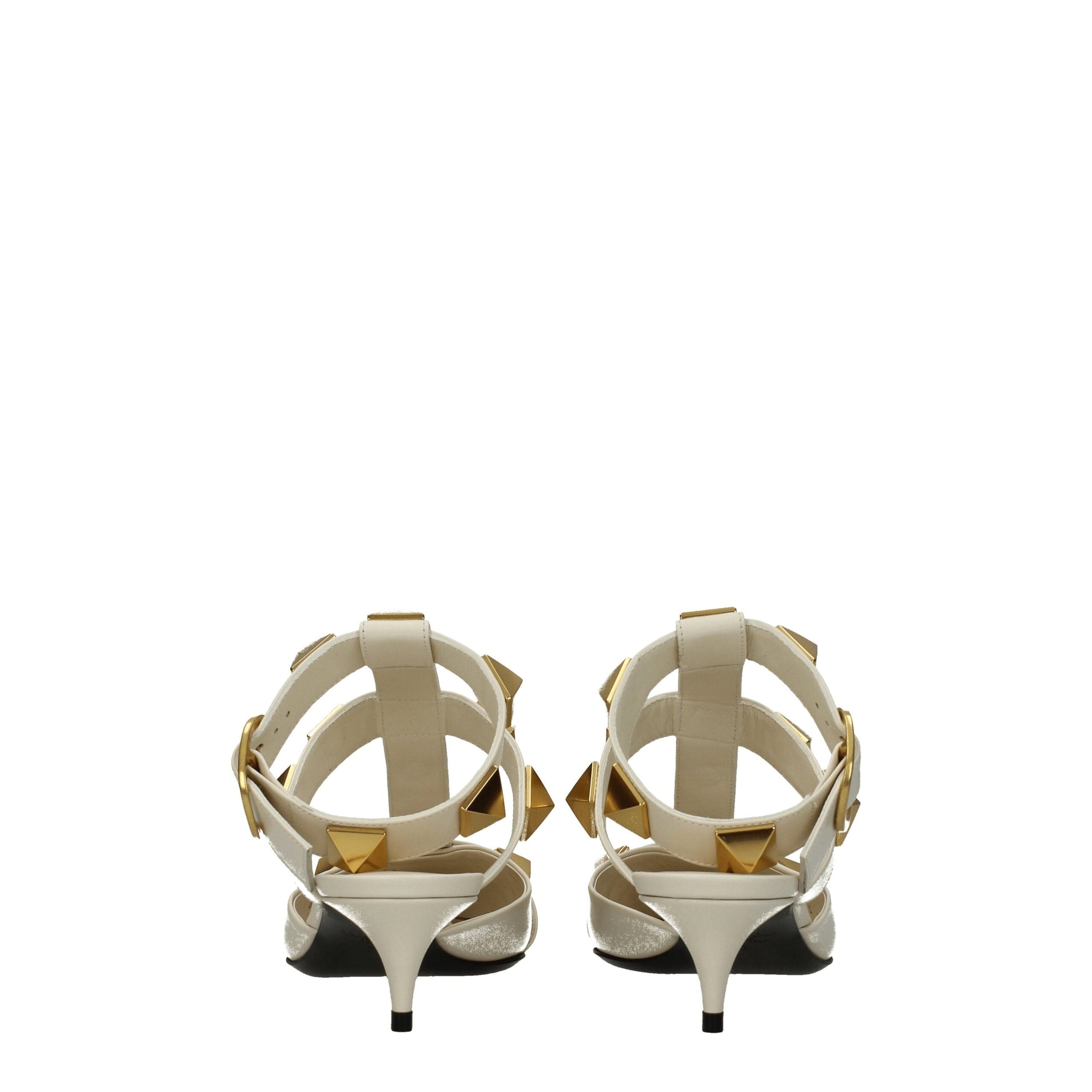 Valentino Garavani Beige Ledersandale