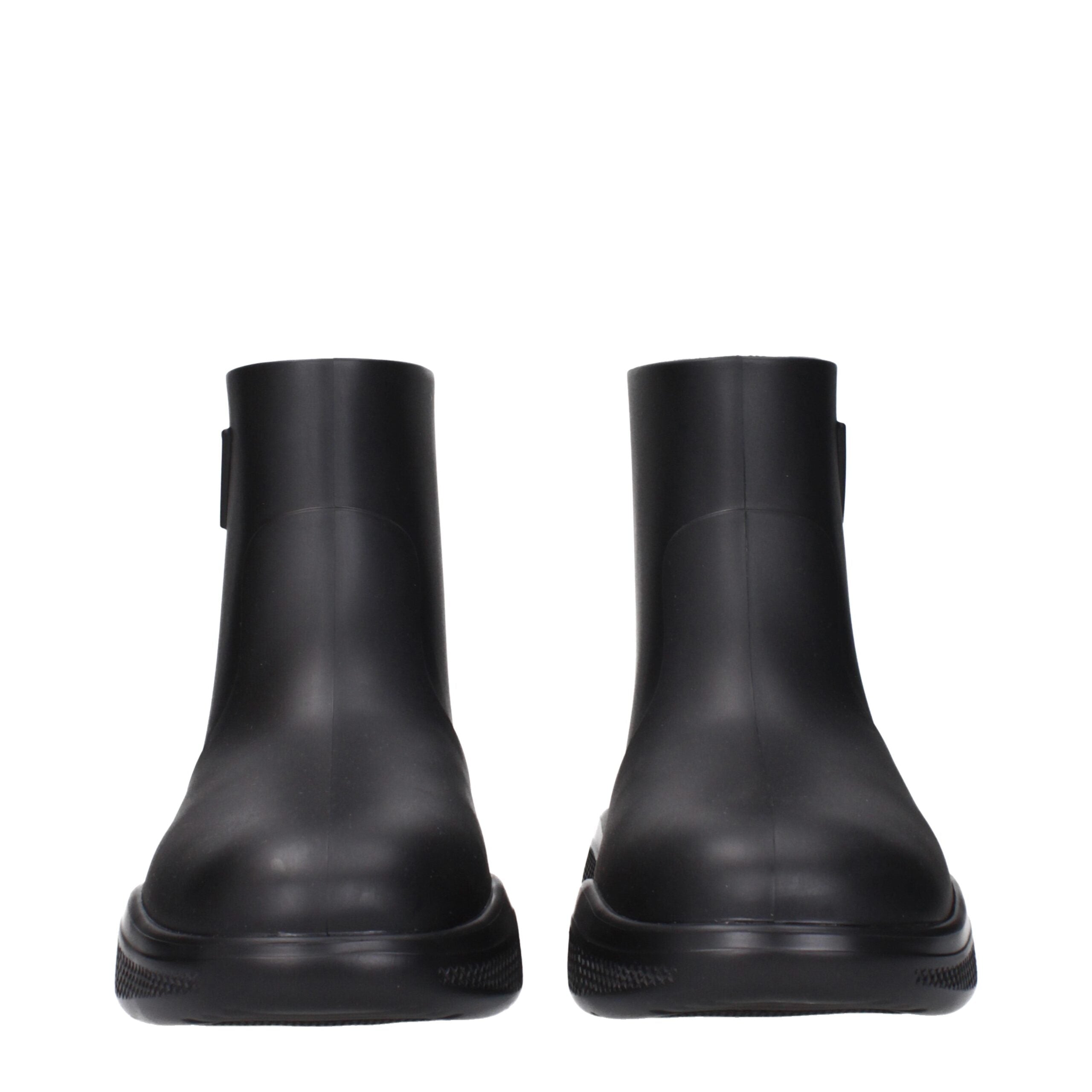 Prada Black Cotton Boots