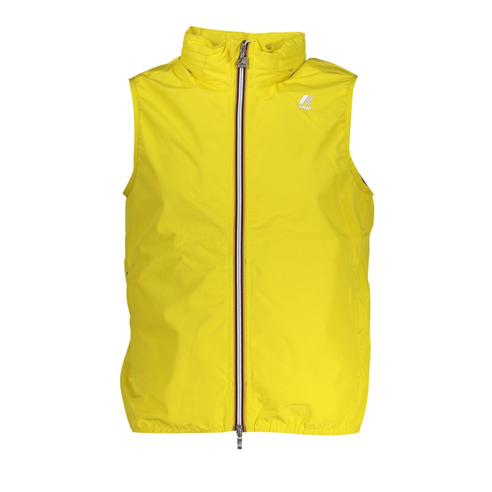 K-WAY Gelbe Polyester-Herrenjacke
