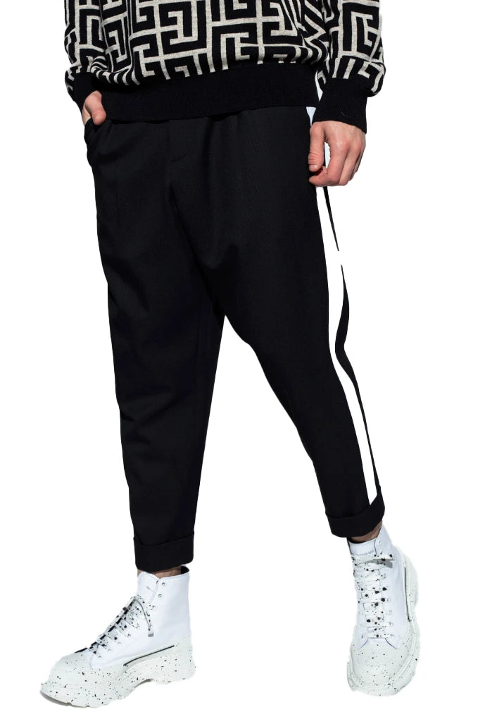 Balmain Trousers Black Man