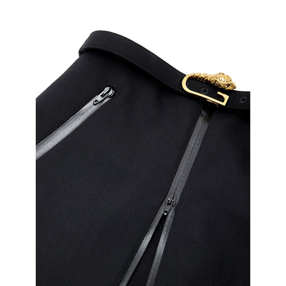 Gucci Black Wool Skirt