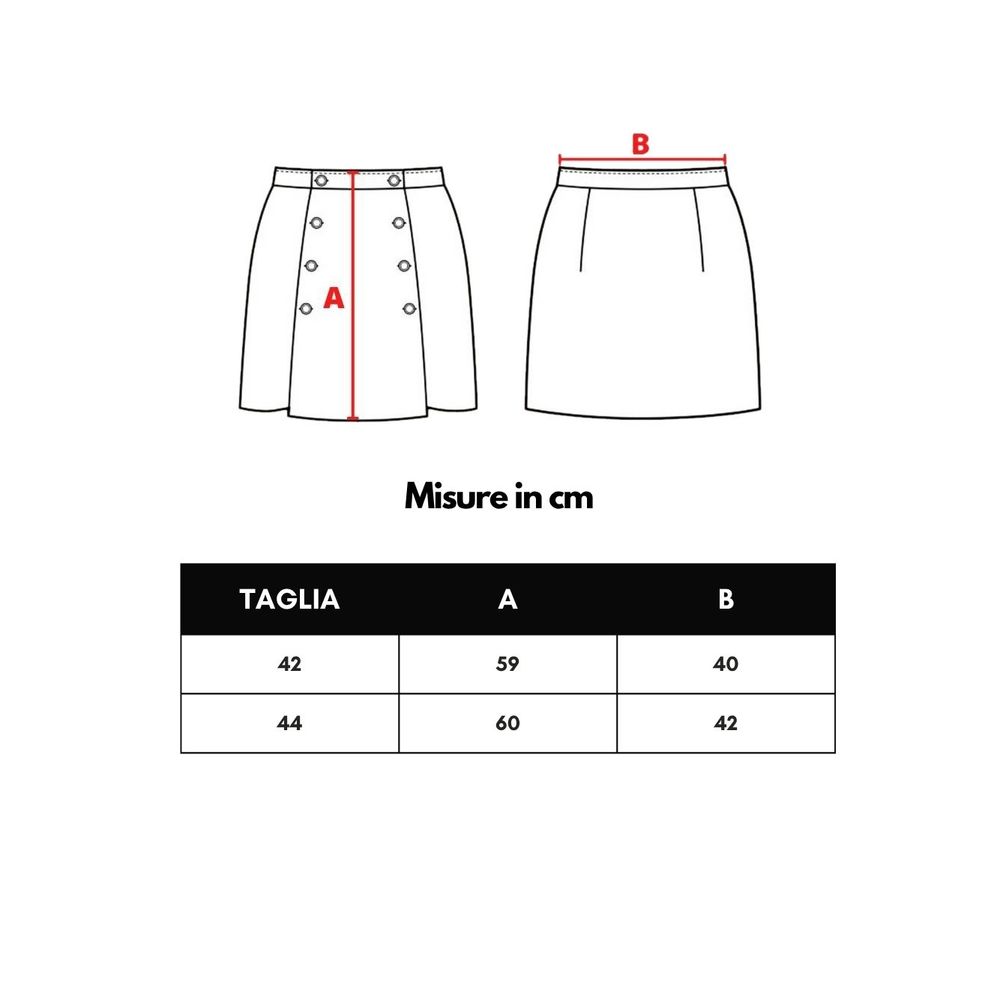 Gucci Black Wool Skirt