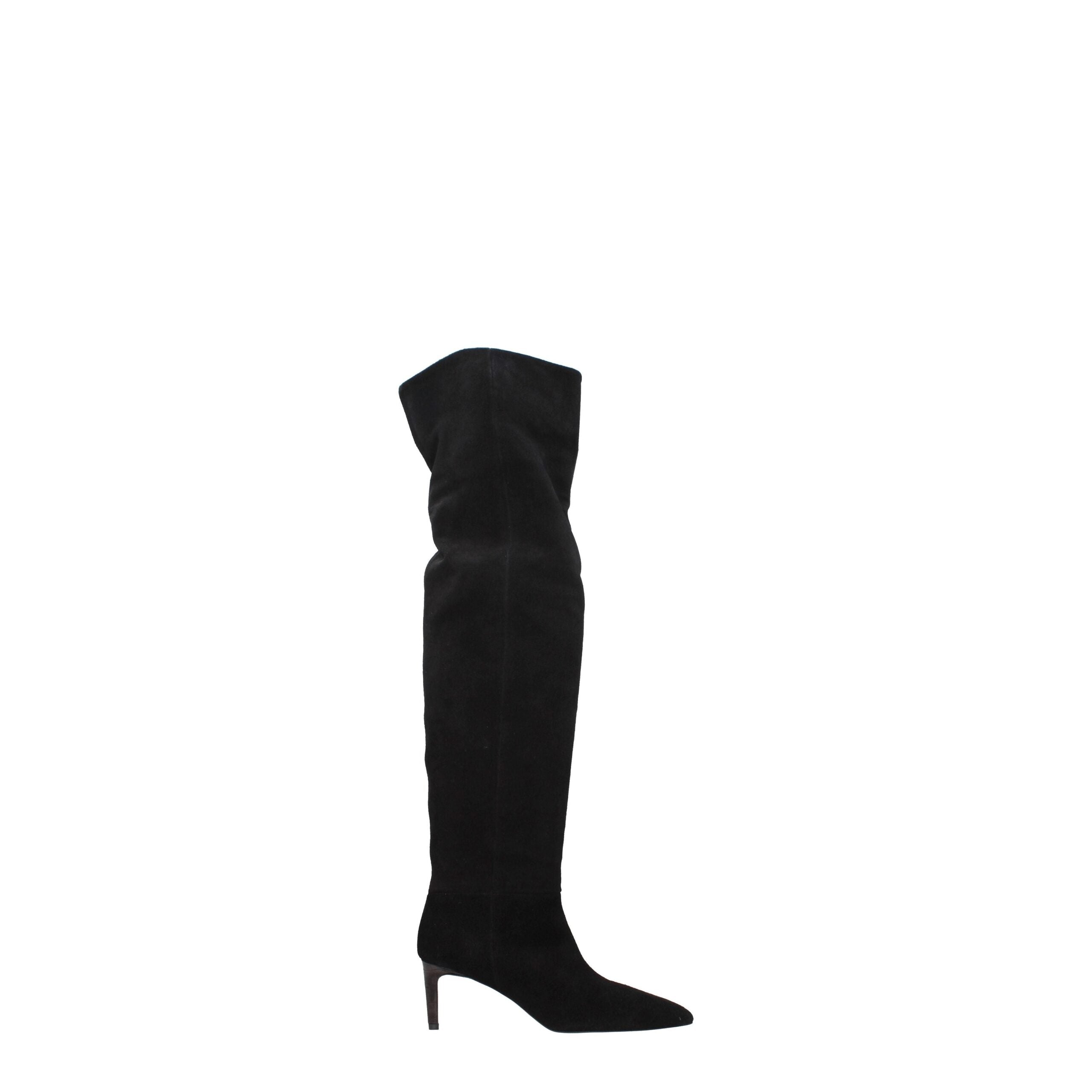 Paris Texas Black Leather Over The Knee