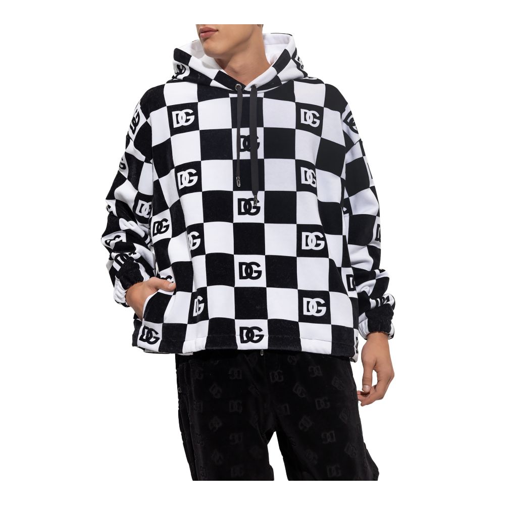 Dolce & Gabbana Black Cotton Sweater