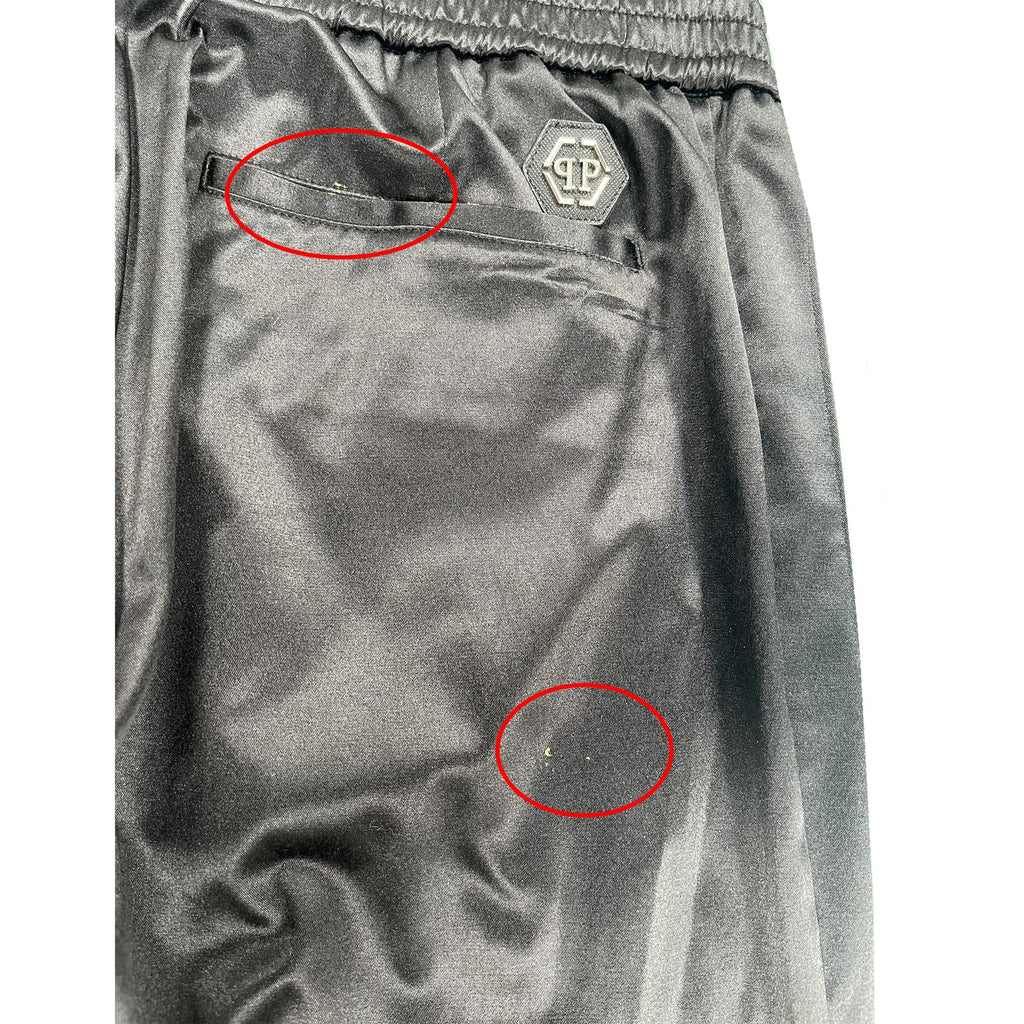 Philipp Plein Blend Cotton Casual Pants