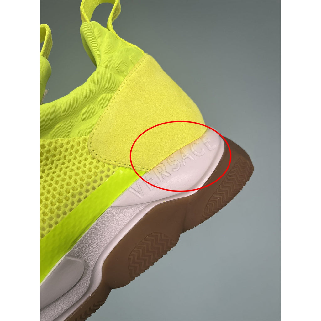 Versace SS19 Neon "Cross Chainer" Sneakers